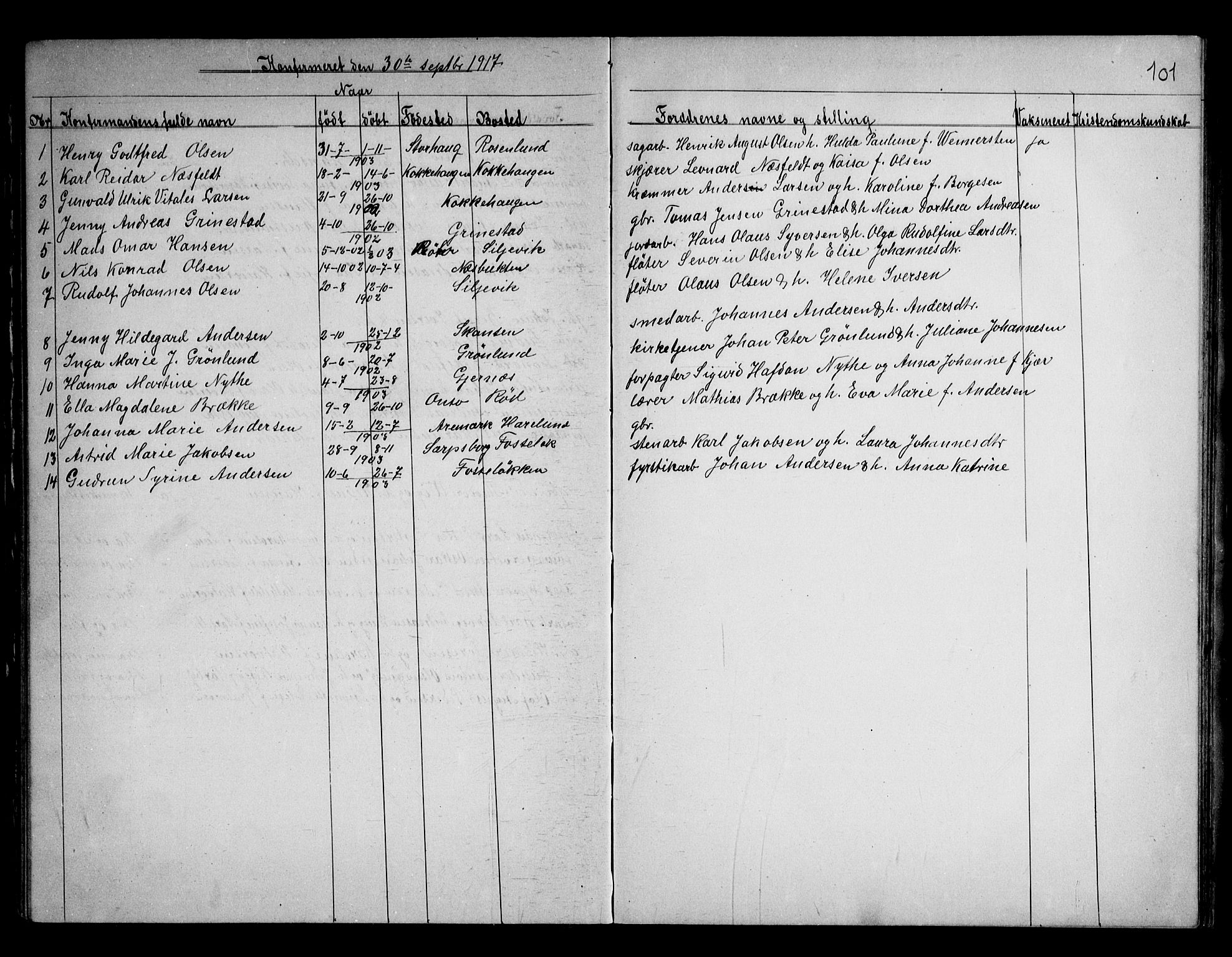 Berg prestekontor Kirkebøker, SAO/A-10902/G/Gb/L0001: Parish register (copy) no. II 1, 1874-1946, p. 101
