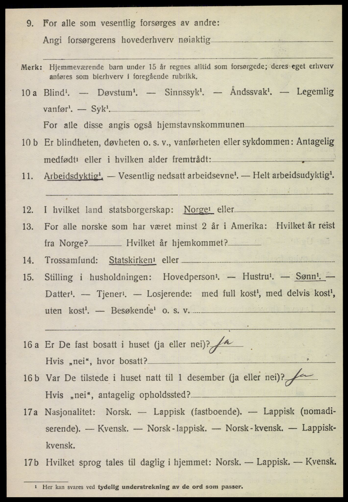 SAT, 1920 census for Bindal, 1920, p. 5886