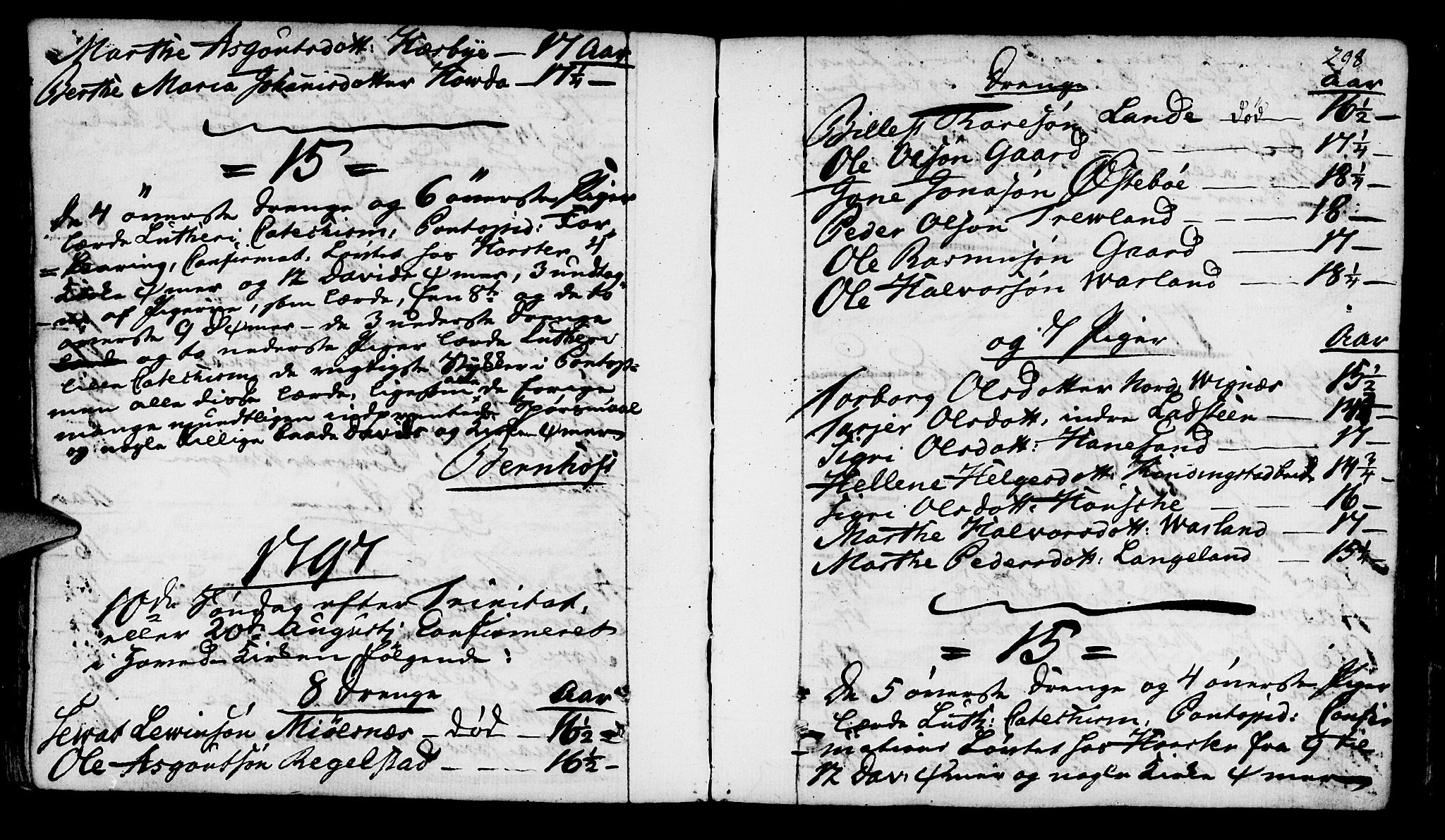 Finnøy sokneprestkontor, SAST/A-101825/H/Ha/Haa/L0005: Parish register (official) no. A 5, 1773-1816, p. 298