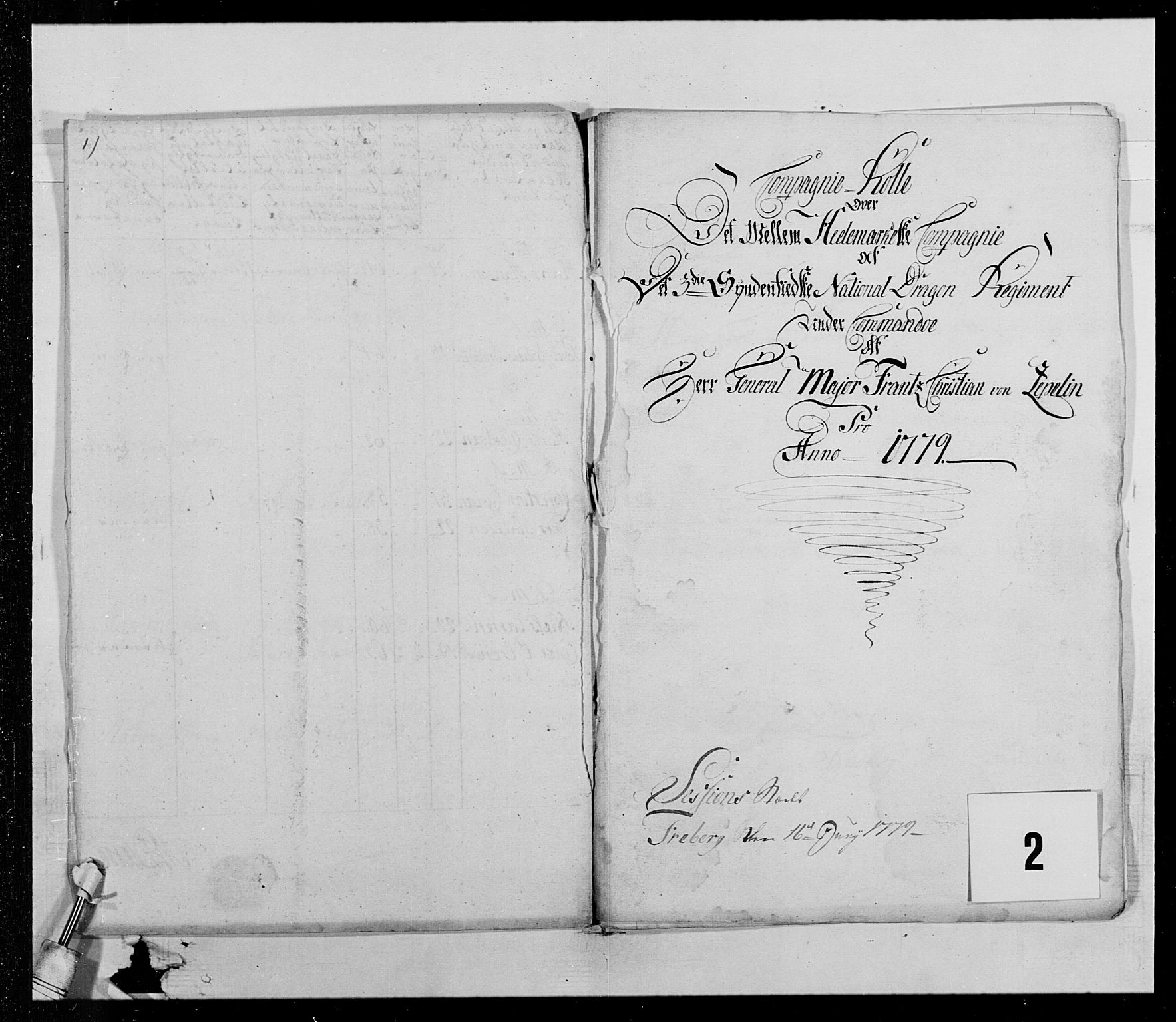 Generalitets- og kommissariatskollegiet, Det kongelige norske kommissariatskollegium, AV/RA-EA-5420/E/Eh/L0014: 3. Sønnafjelske dragonregiment, 1776-1813, p. 10