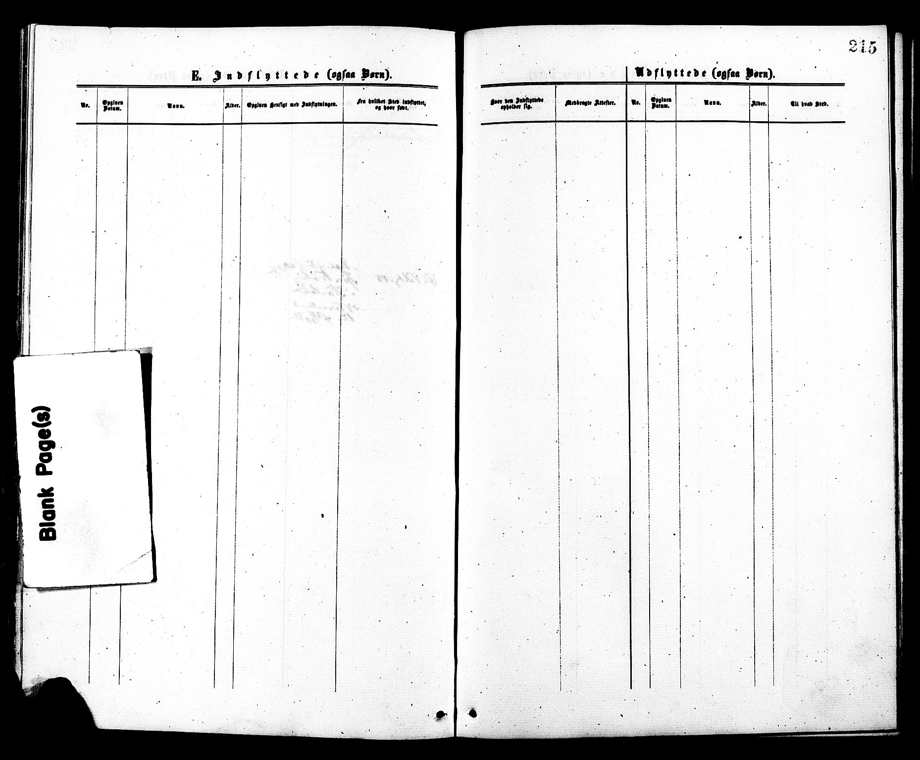 Johannes prestekontor Kirkebøker, AV/SAO-A-10852/F/Fa/L0002: Parish register (official) no. 2, 1875-1882, p. 215