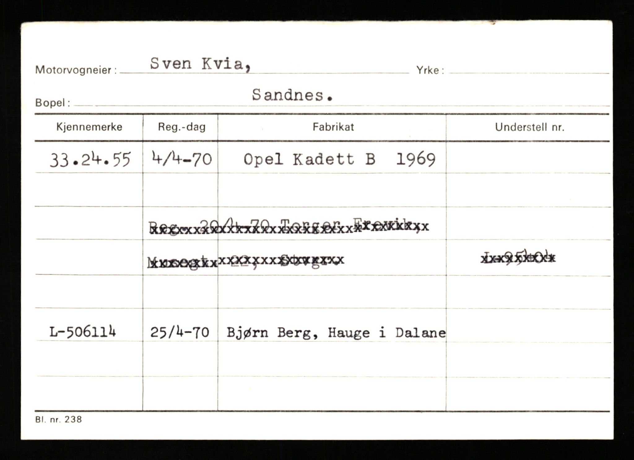 Stavanger trafikkstasjon, AV/SAST-A-101942/0/G/L0011: Registreringsnummer: 240000 - 363477, 1930-1971, p. 2513