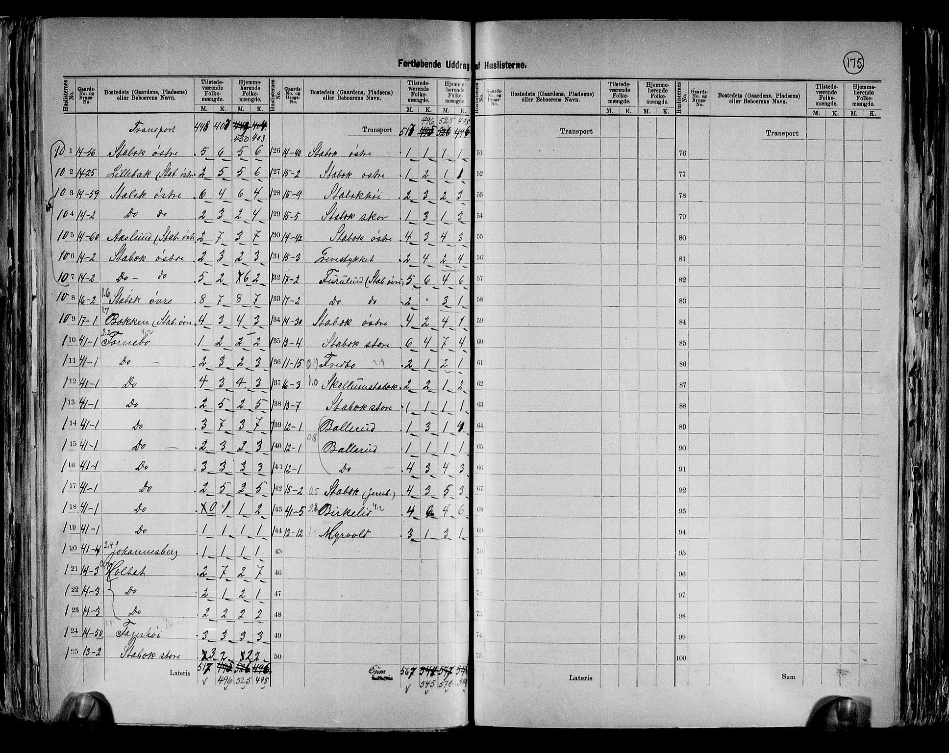 RA, 1891 census for 0219 Bærum, 1891, p. 34