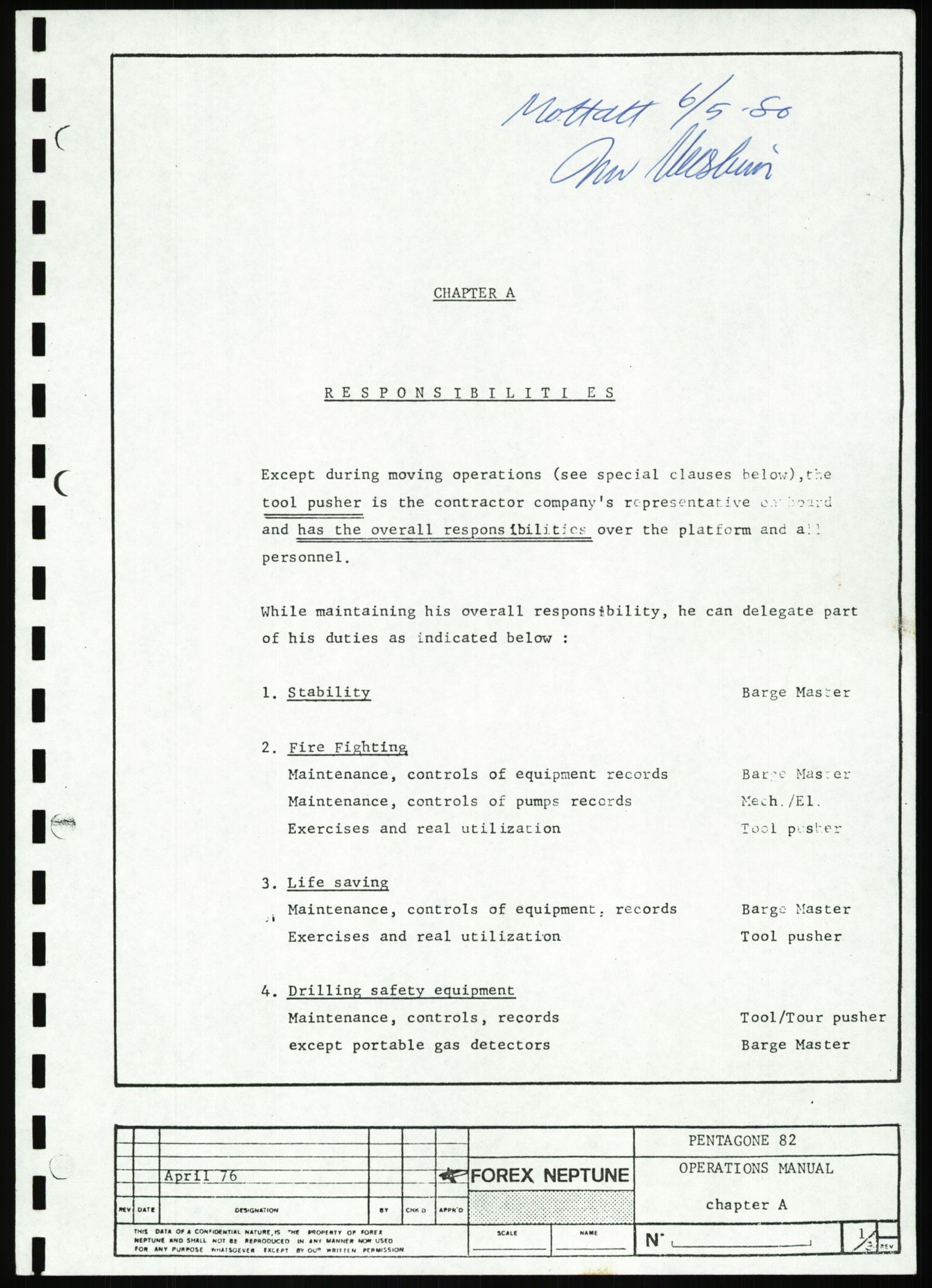 Justisdepartementet, Granskningskommisjonen ved Alexander Kielland-ulykken 27.3.1980, AV/RA-S-1165/D/L0007: B Stavanger Drilling A/S (Doku.liste + B1-B3 av av 4)/C Phillips Petroleum Company Norway (Doku.liste + C1-C12 av 12)/D Forex Neptune (Doku.liste + D1-D8 av 9), 1980-1981, p. 382