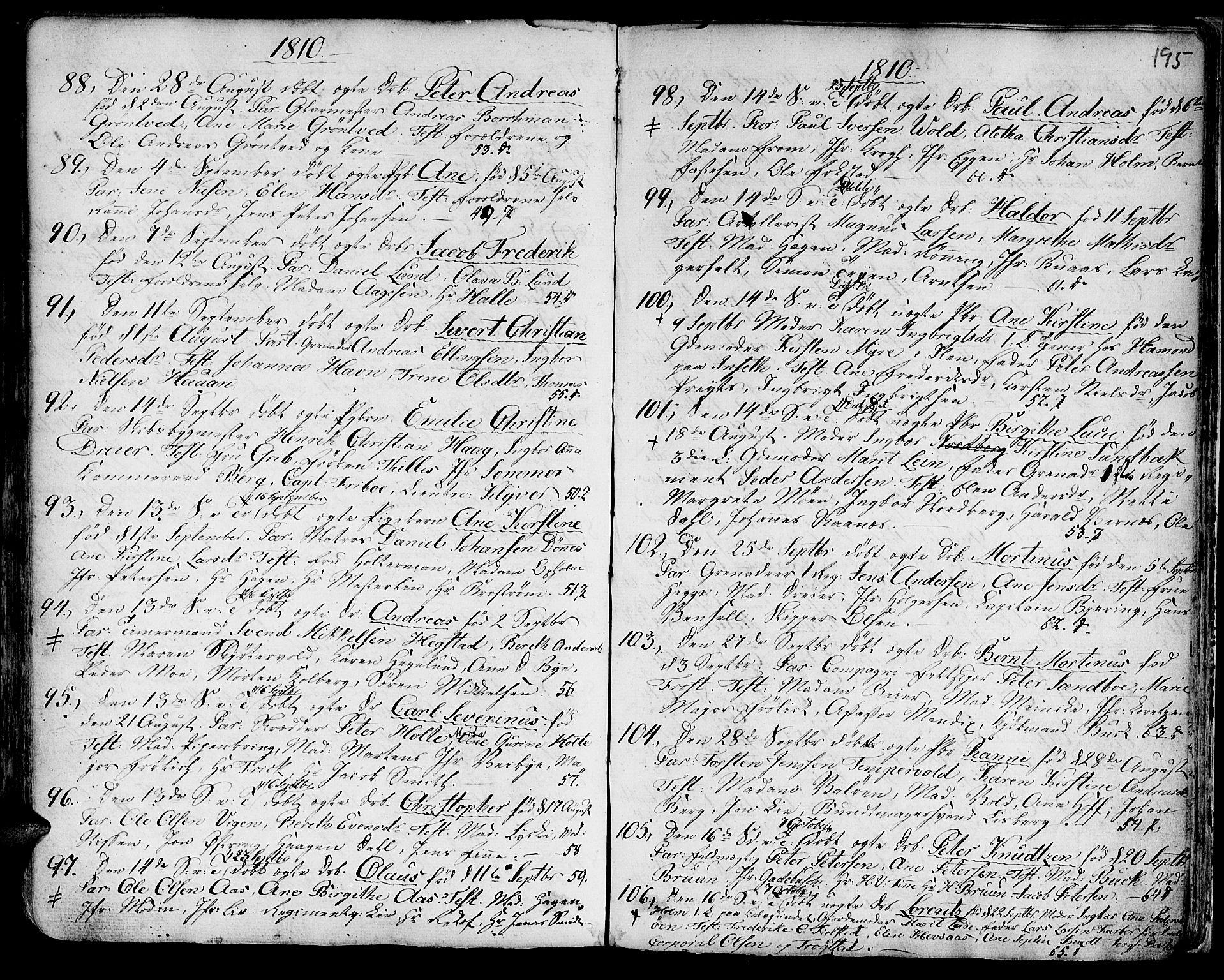 Ministerialprotokoller, klokkerbøker og fødselsregistre - Sør-Trøndelag, SAT/A-1456/601/L0039: Parish register (official) no. 601A07, 1770-1819, p. 195