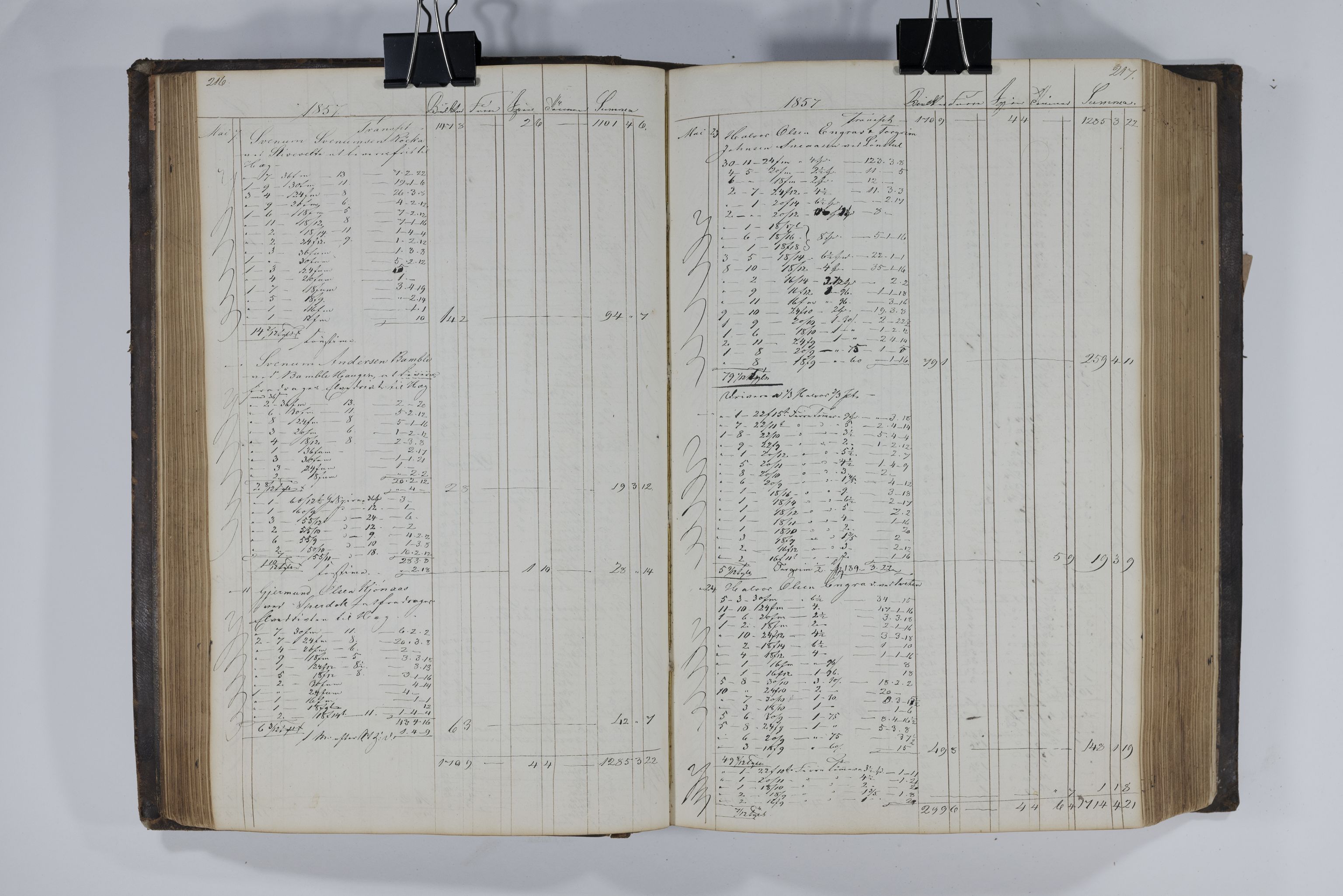 Blehr/ Kjellestad, TEMU/TGM-A-1212/E/Ea/L0001: Merkebok, 1847-1858, p. 111