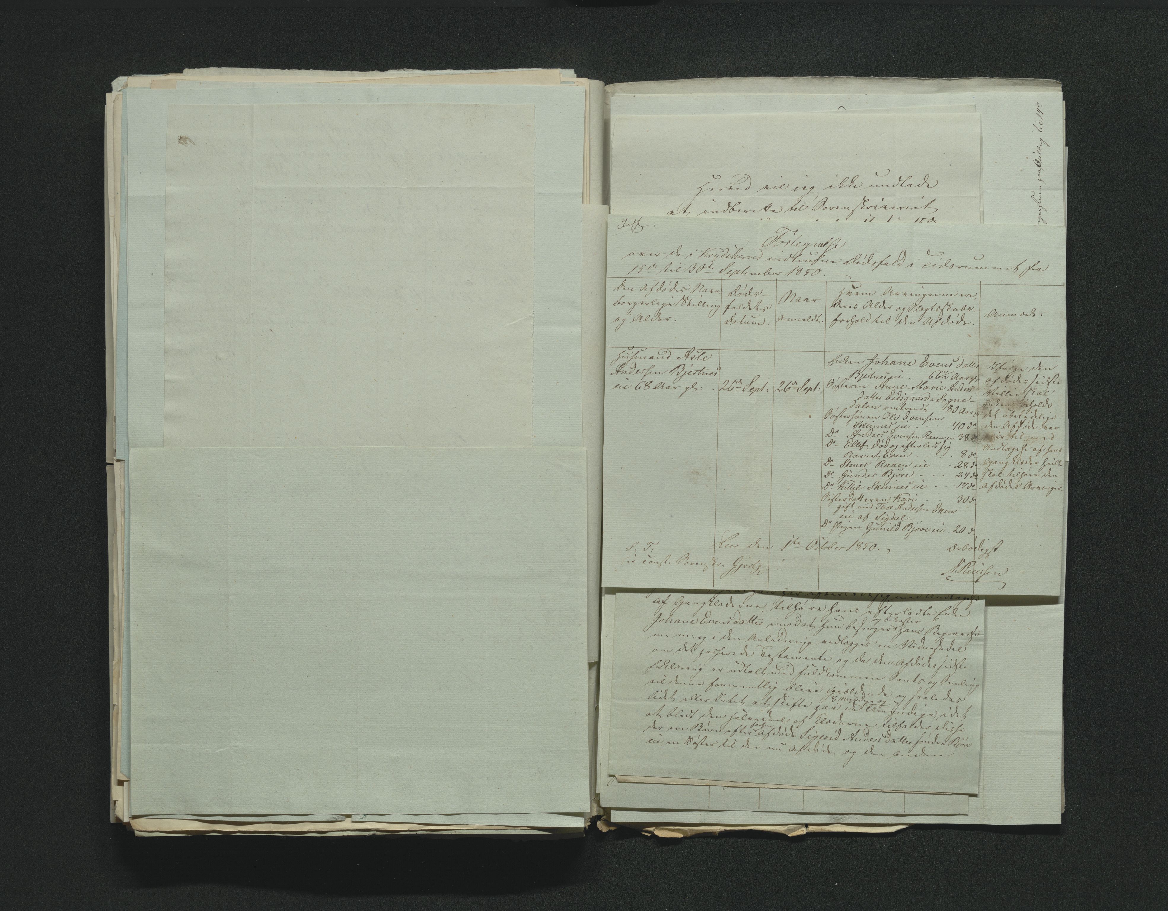 Eiker, Modum og Sigdal sorenskriveri, AV/SAKO-A-123/H/Ha/Hab/L0008: Dødsfallsmeldinger, 1850-1853