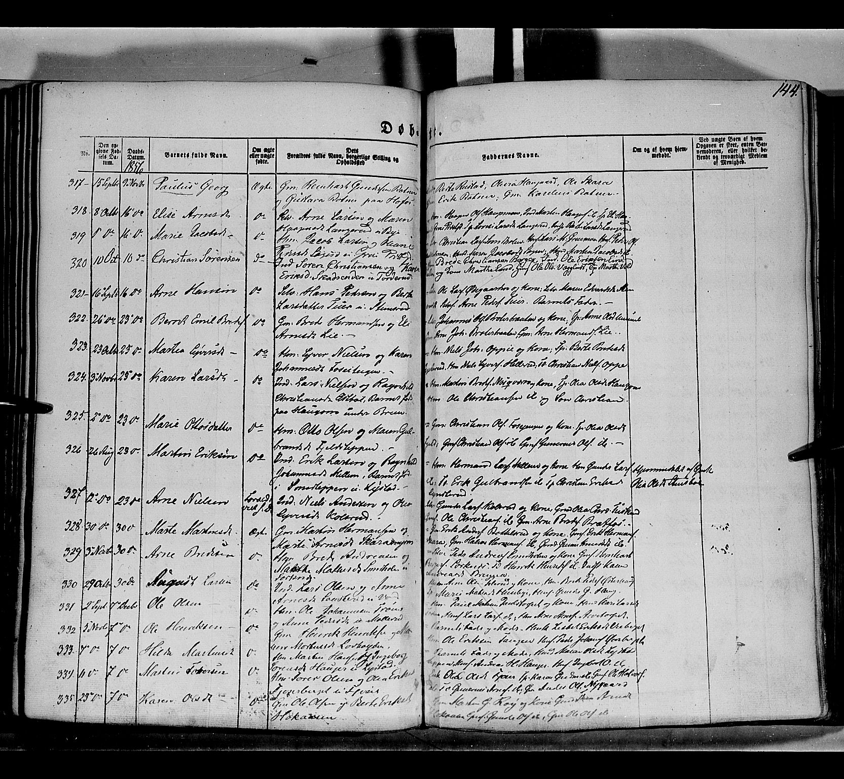 Grue prestekontor, AV/SAH-PREST-036/H/Ha/Haa/L0008: Parish register (official) no. 8, 1847-1858, p. 144