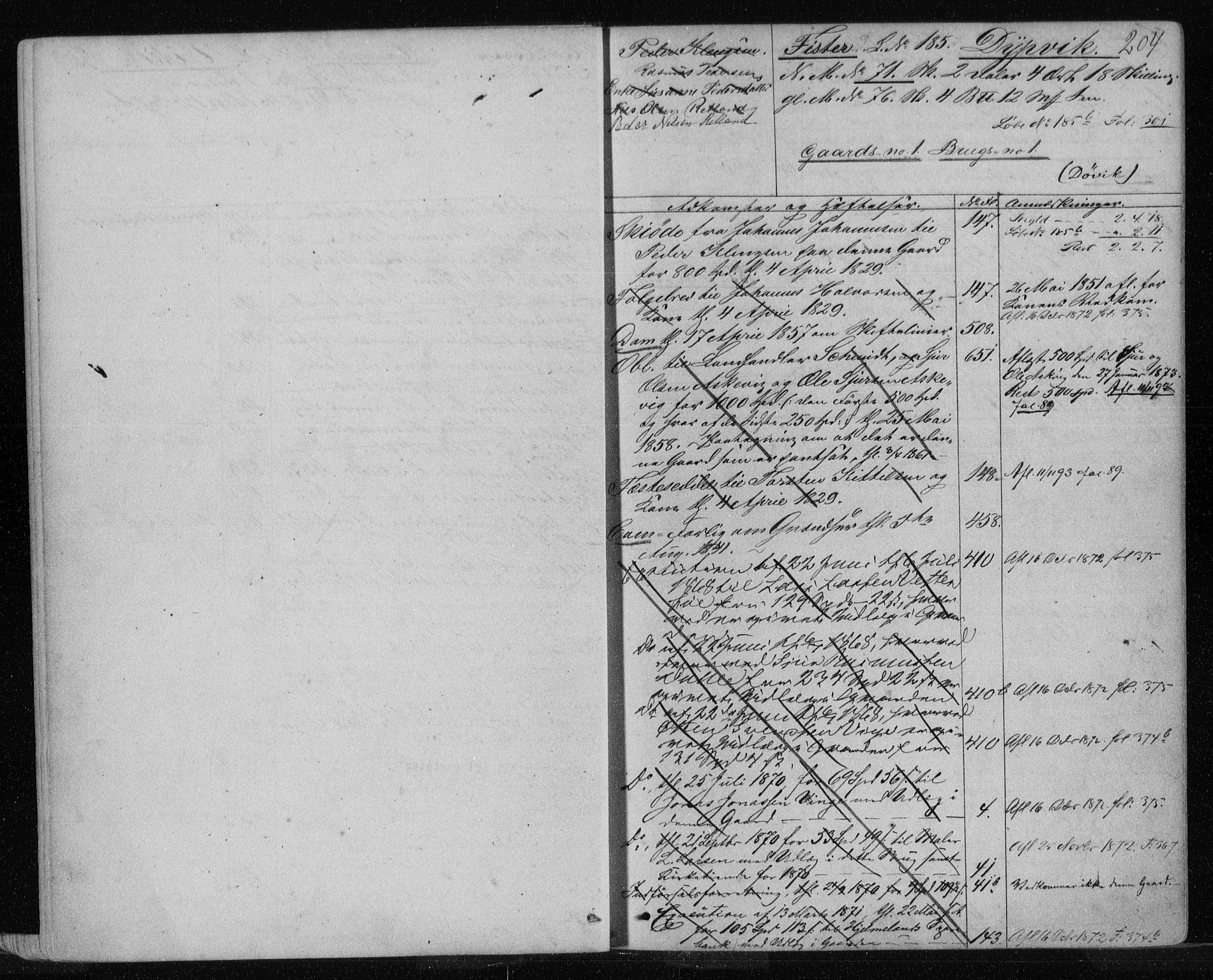 Ryfylke tingrett, AV/SAST-A-100055/001/II/IIA/L0025: Mortgage register no. II A 25, 1866, p. 204