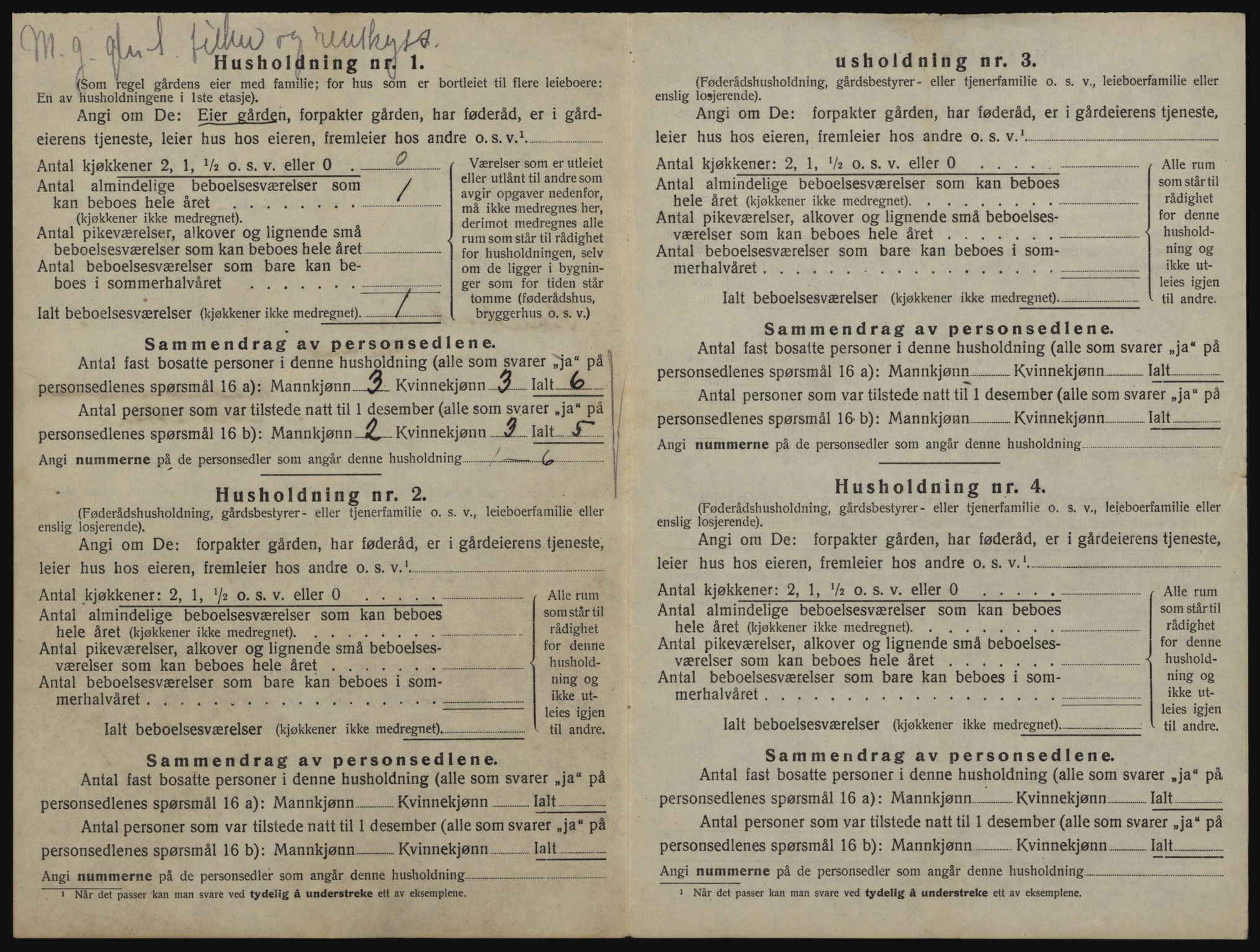 SATØ, 1920 census for Kautokeino, 1920, p. 26