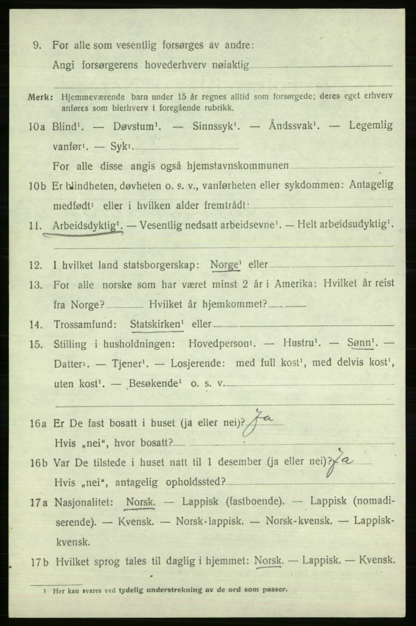 SATØ, 1920 census for Vardø rural district, 1920, p. 2593