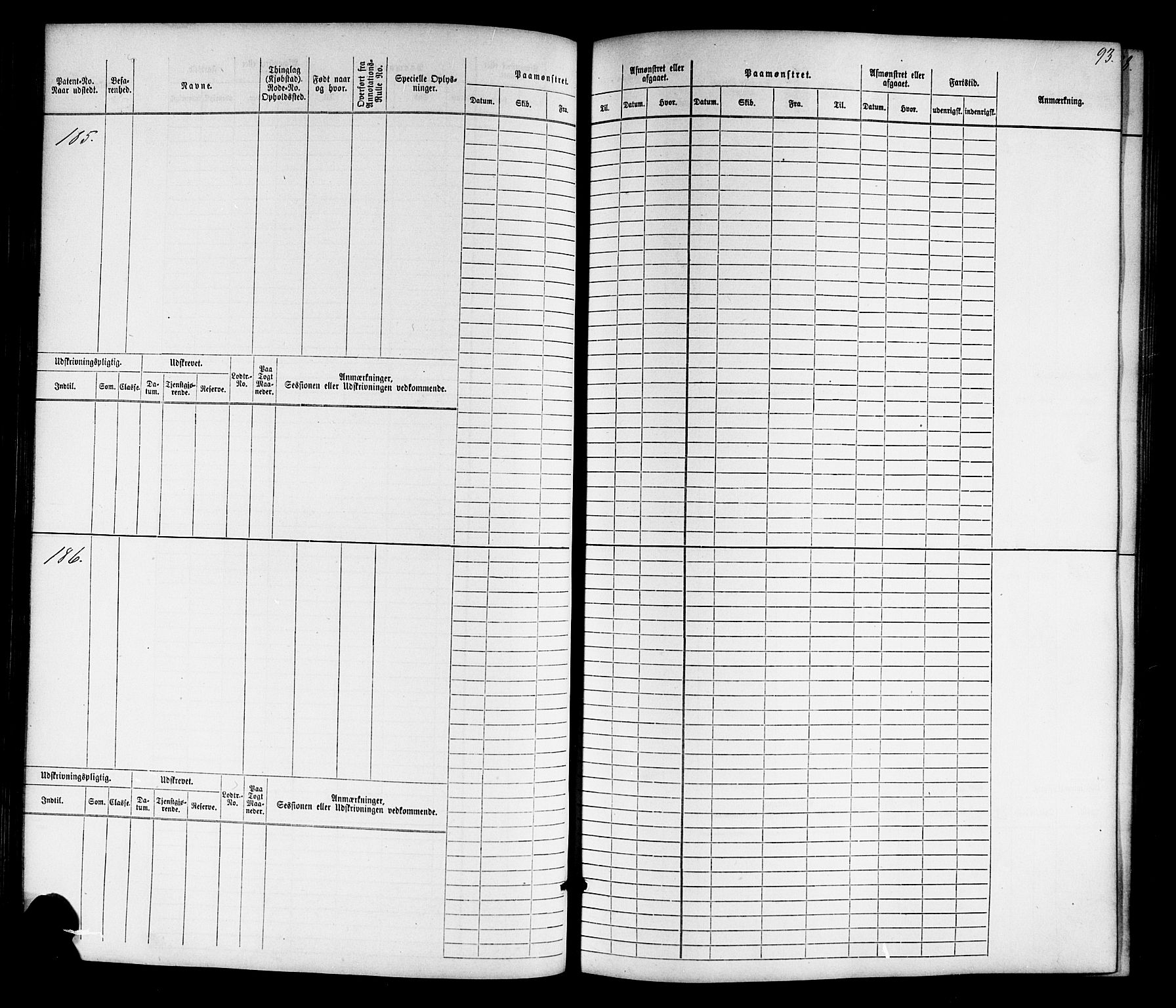 Tvedestrand mønstringskrets, AV/SAK-2031-0011/F/Fb/L0015: Hovedrulle nr 1-766, U-31, 1869-1900, p. 97