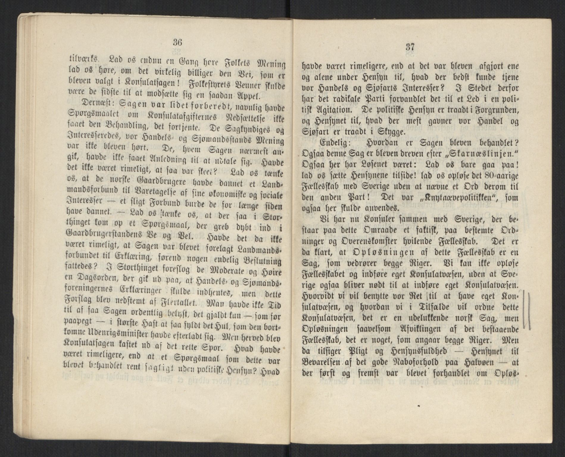 Venstres Hovedorganisasjon, AV/RA-PA-0876/X/L0001: De eldste skrifter, 1860-1936, p. 518