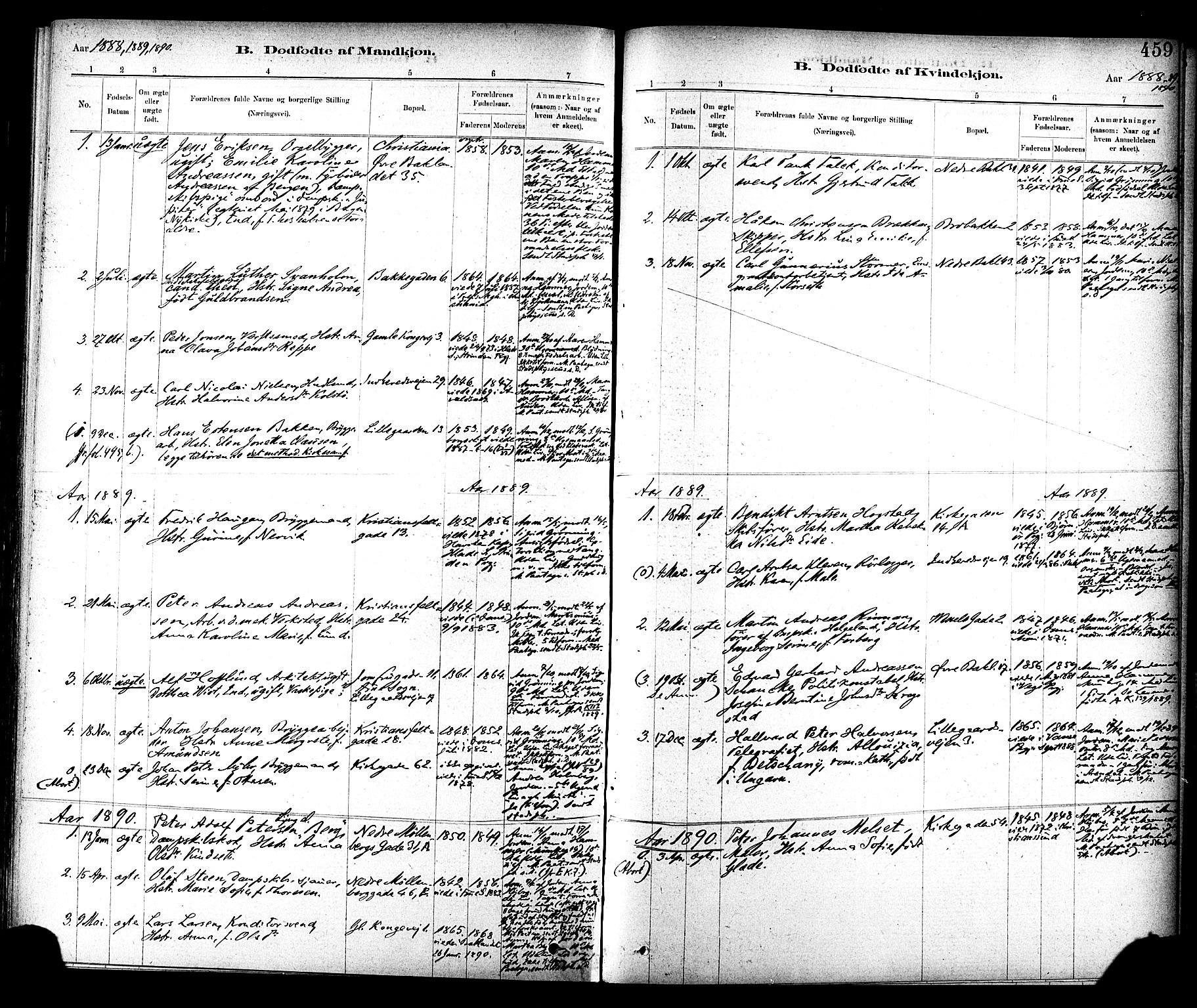 Ministerialprotokoller, klokkerbøker og fødselsregistre - Sør-Trøndelag, SAT/A-1456/604/L0188: Parish register (official) no. 604A09, 1878-1892, p. 459