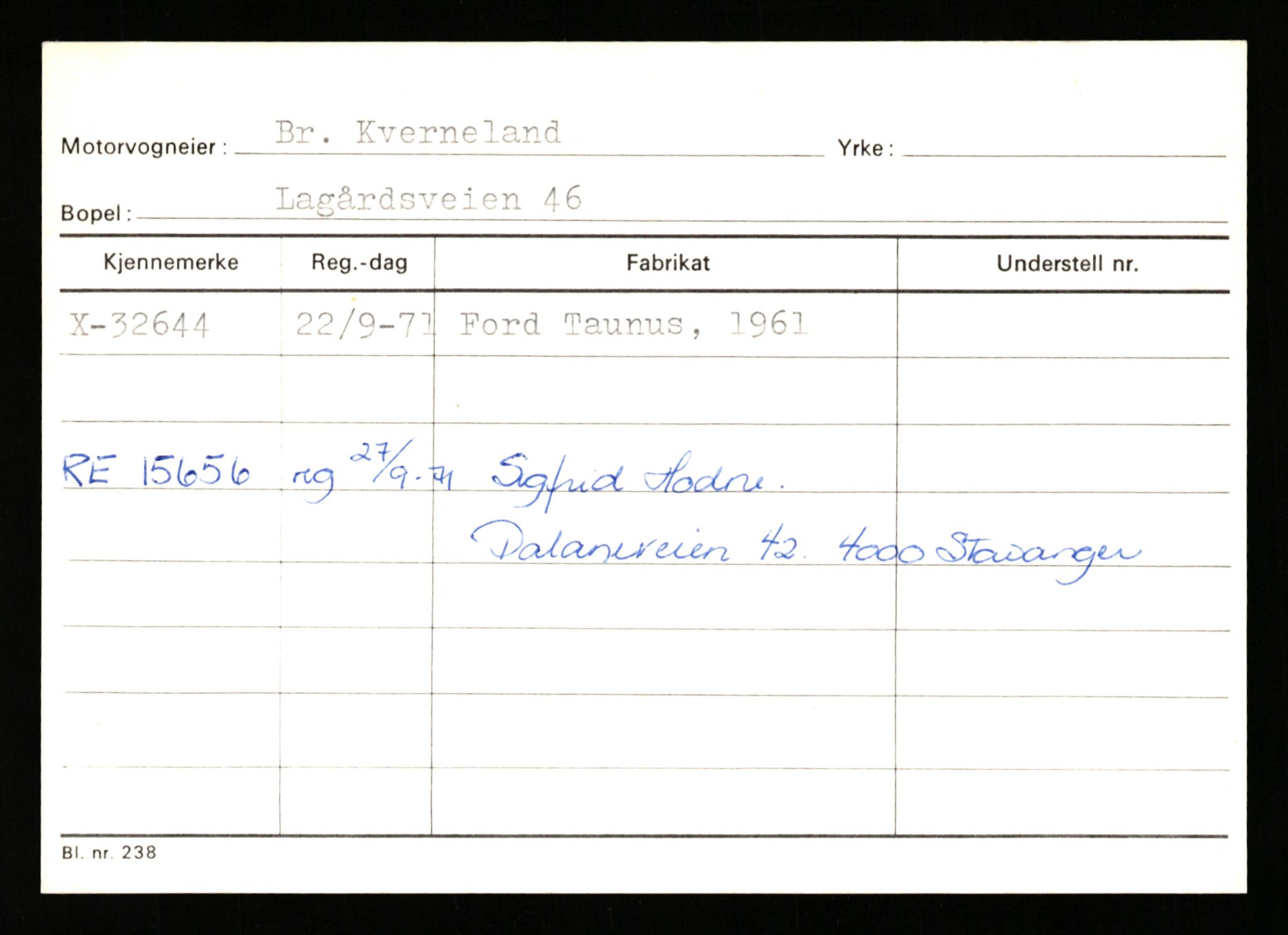 Stavanger trafikkstasjon, AV/SAST-A-101942/0/G/L0005: Registreringsnummer: 23000 - 34245, 1930-1971, p. 2998