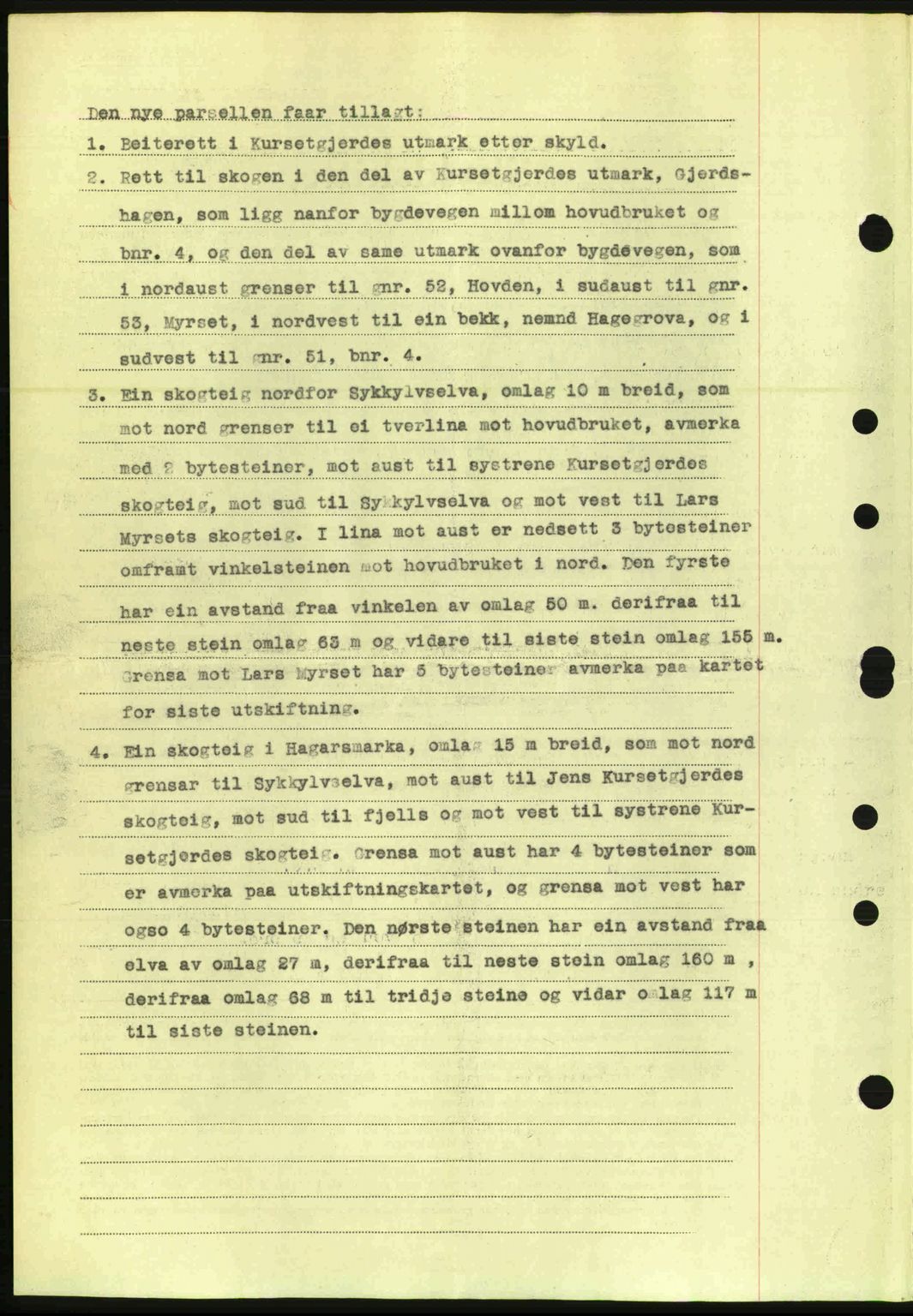 Nordre Sunnmøre sorenskriveri, AV/SAT-A-0006/1/2/2C/2Ca: Mortgage book no. A20a, 1945-1945, Diary no: : 1022/1945