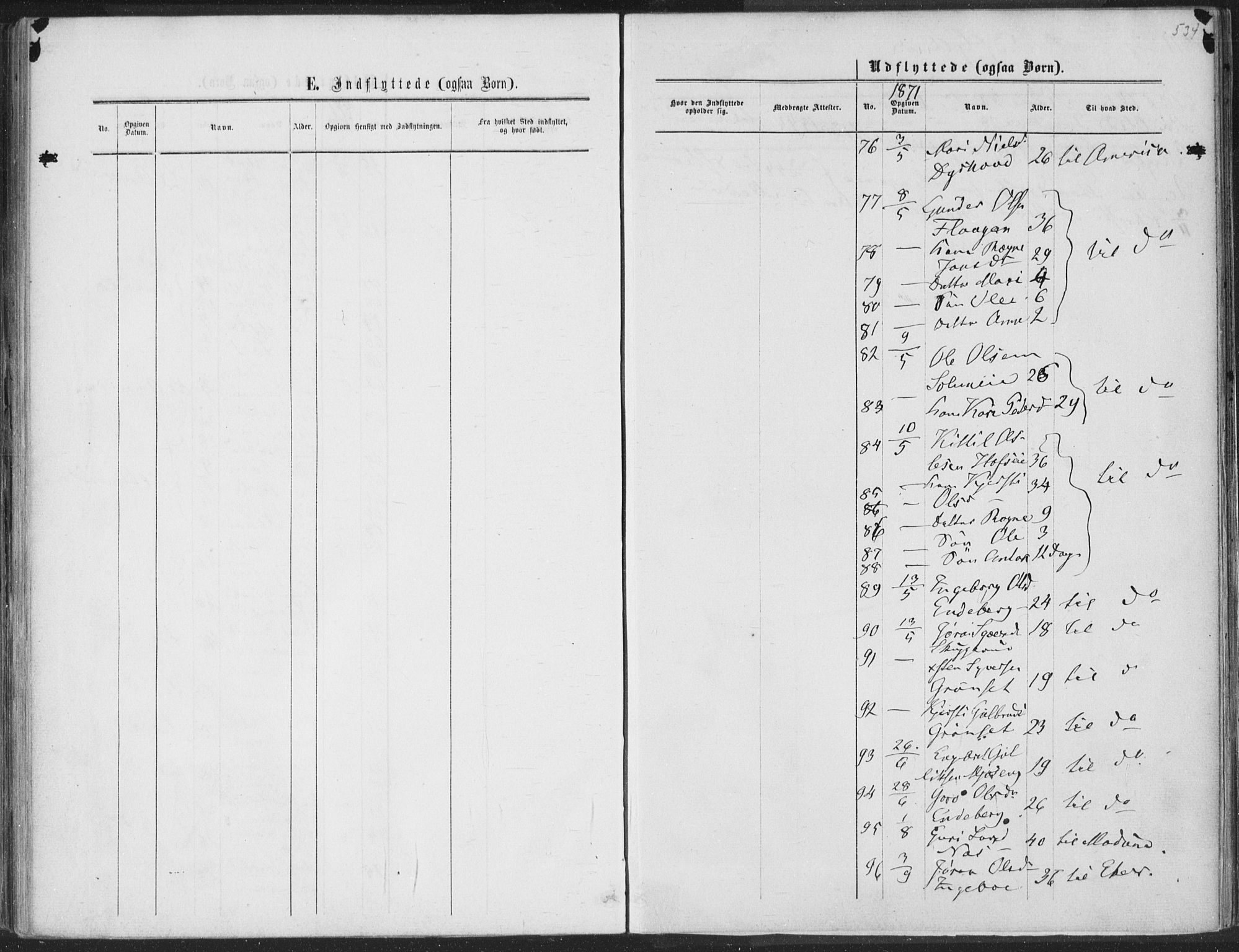 Sigdal kirkebøker, AV/SAKO-A-245/F/Fa/L0009b: Parish register (official) no. I 9B, 1860-1871, p. 534