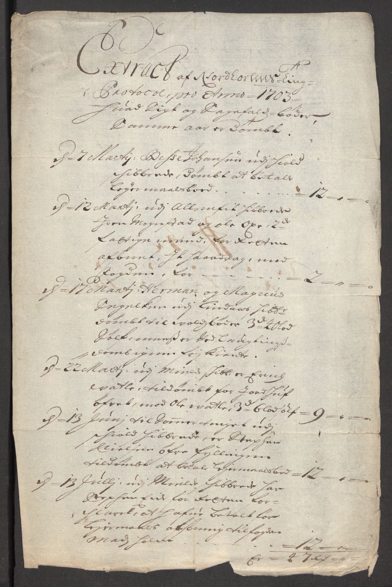 Rentekammeret inntil 1814, Reviderte regnskaper, Fogderegnskap, RA/EA-4092/R51/L3186: Fogderegnskap Nordhordland og Voss, 1702-1703, p. 341