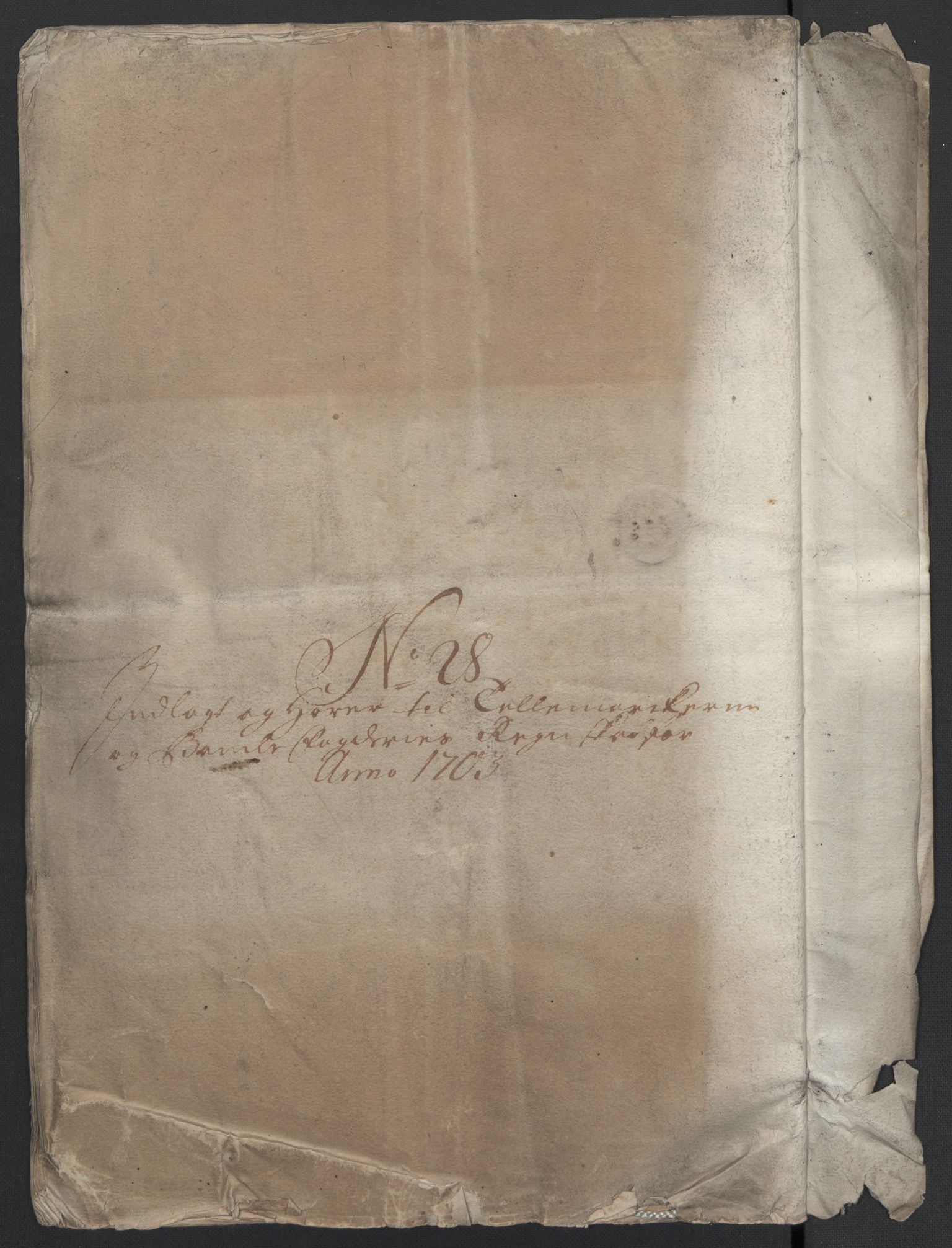 Rentekammeret inntil 1814, Reviderte regnskaper, Fogderegnskap, AV/RA-EA-4092/R36/L2110: Fogderegnskap Øvre og Nedre Telemark og Bamble, 1703, p. 96