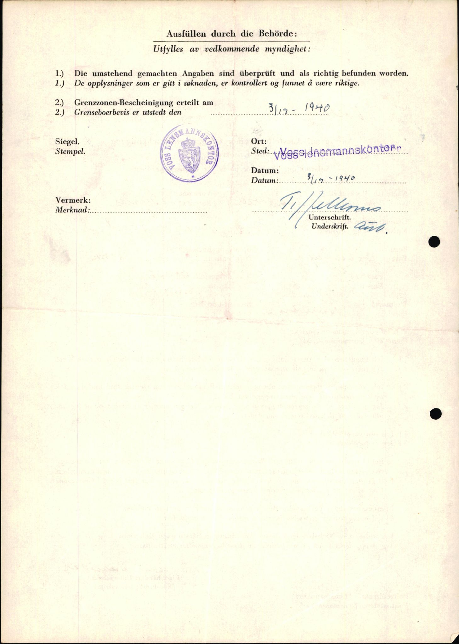Lensmannen i Voss, AV/SAB-A-35801/0026/L0008: Søknader om grensebuarbevis, 5501 - 6500, 1940-1945, p. 44