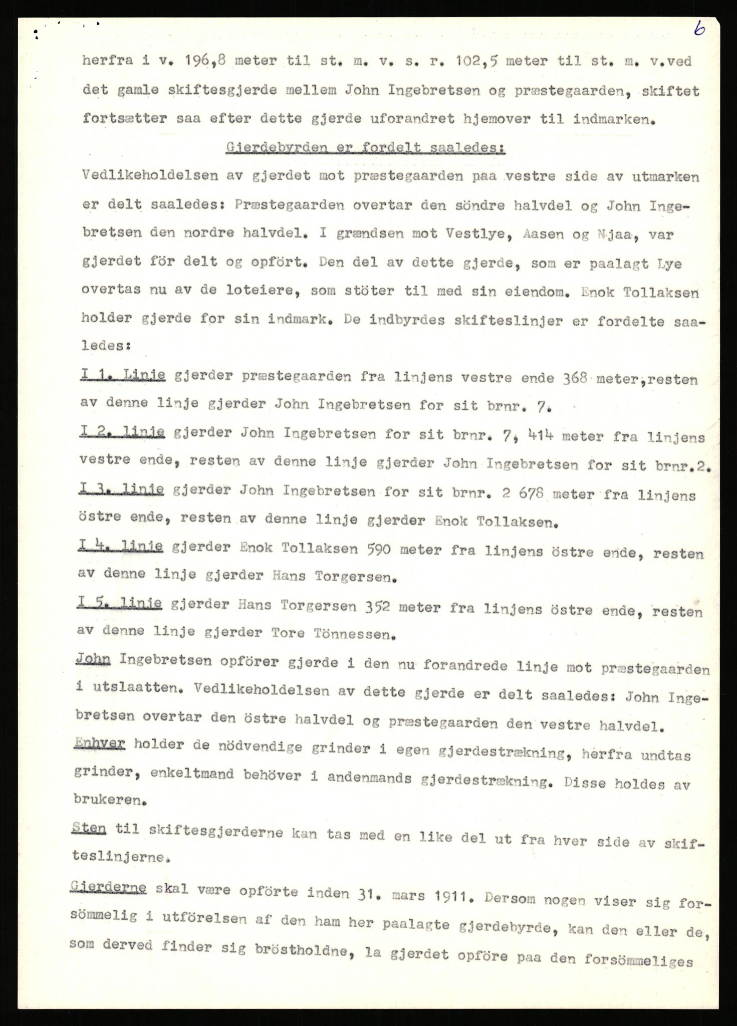 Statsarkivet i Stavanger, AV/SAST-A-101971/03/Y/Yj/L0055: Avskrifter sortert etter gårdsnavn: Lunde nordre - Løining i Elven, 1750-1930, p. 519