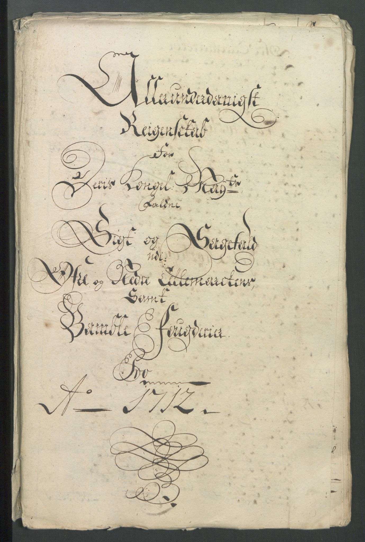 Rentekammeret inntil 1814, Reviderte regnskaper, Fogderegnskap, RA/EA-4092/R36/L2123: Fogderegnskap Øvre og Nedre Telemark og Bamble, 1712, p. 185