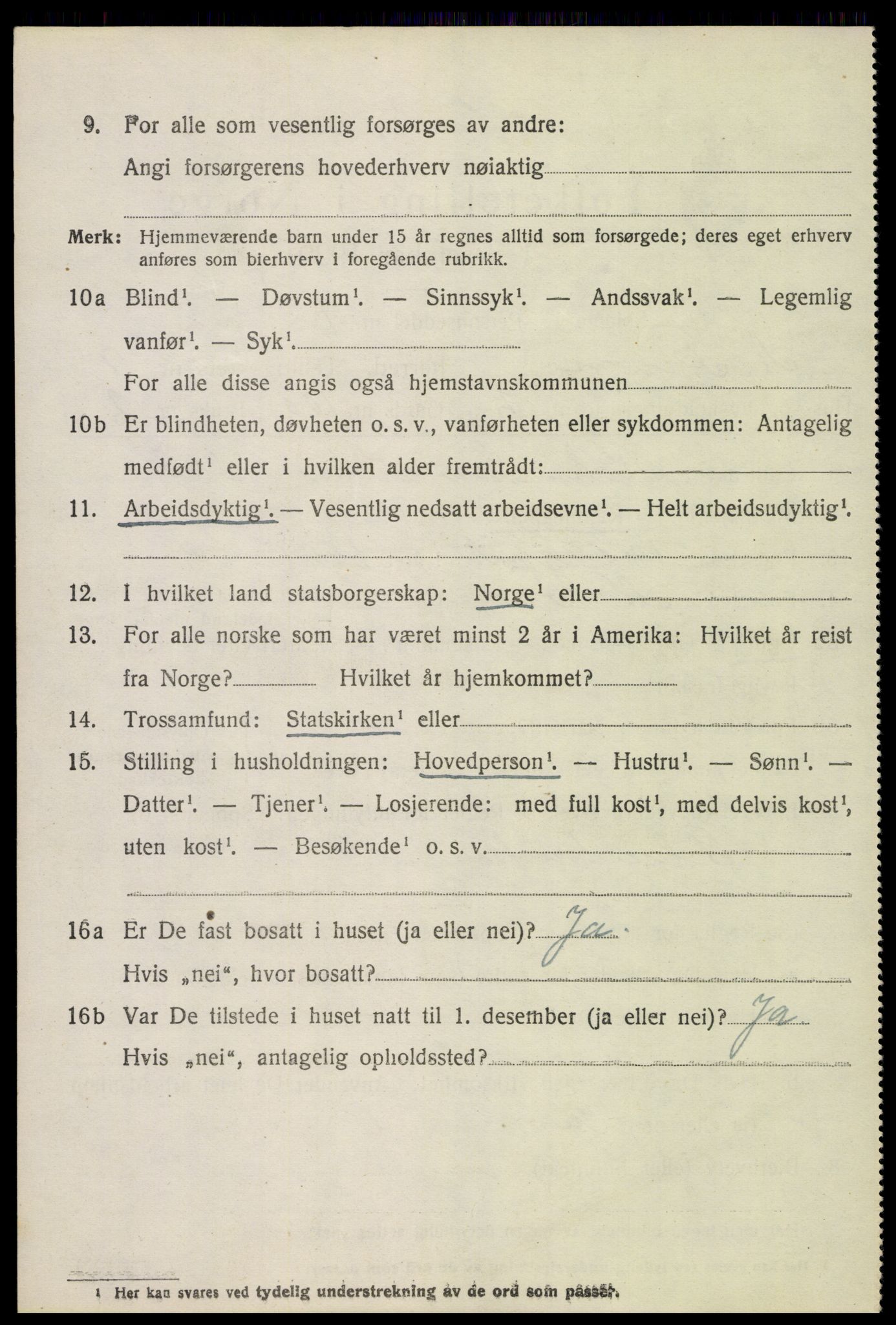 SAH, 1920 census for Nord-Fron, 1920, p. 7489