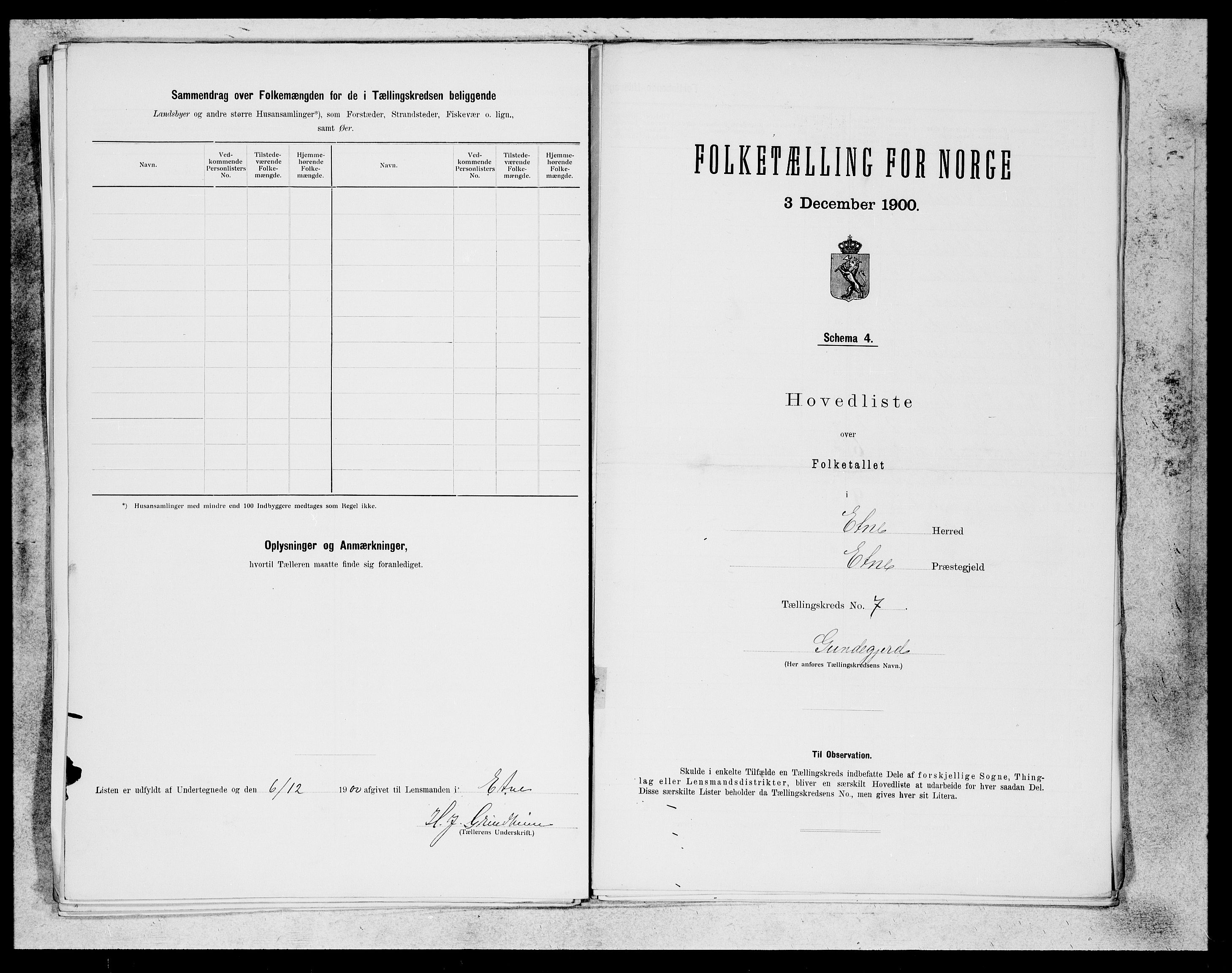 SAB, 1900 census for Etne, 1900, p. 25