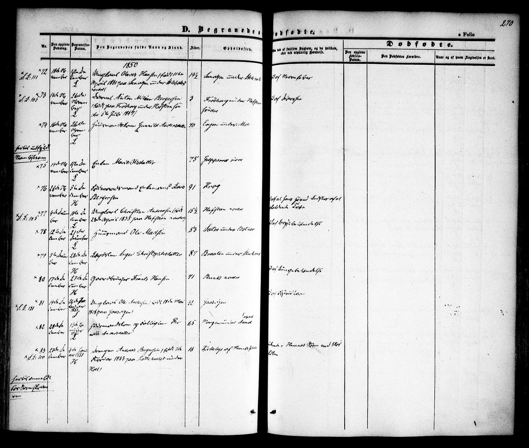 Høland prestekontor Kirkebøker, AV/SAO-A-10346a/F/Fa/L0009: Parish register (official) no. I 9, 1846-1853, p. 270