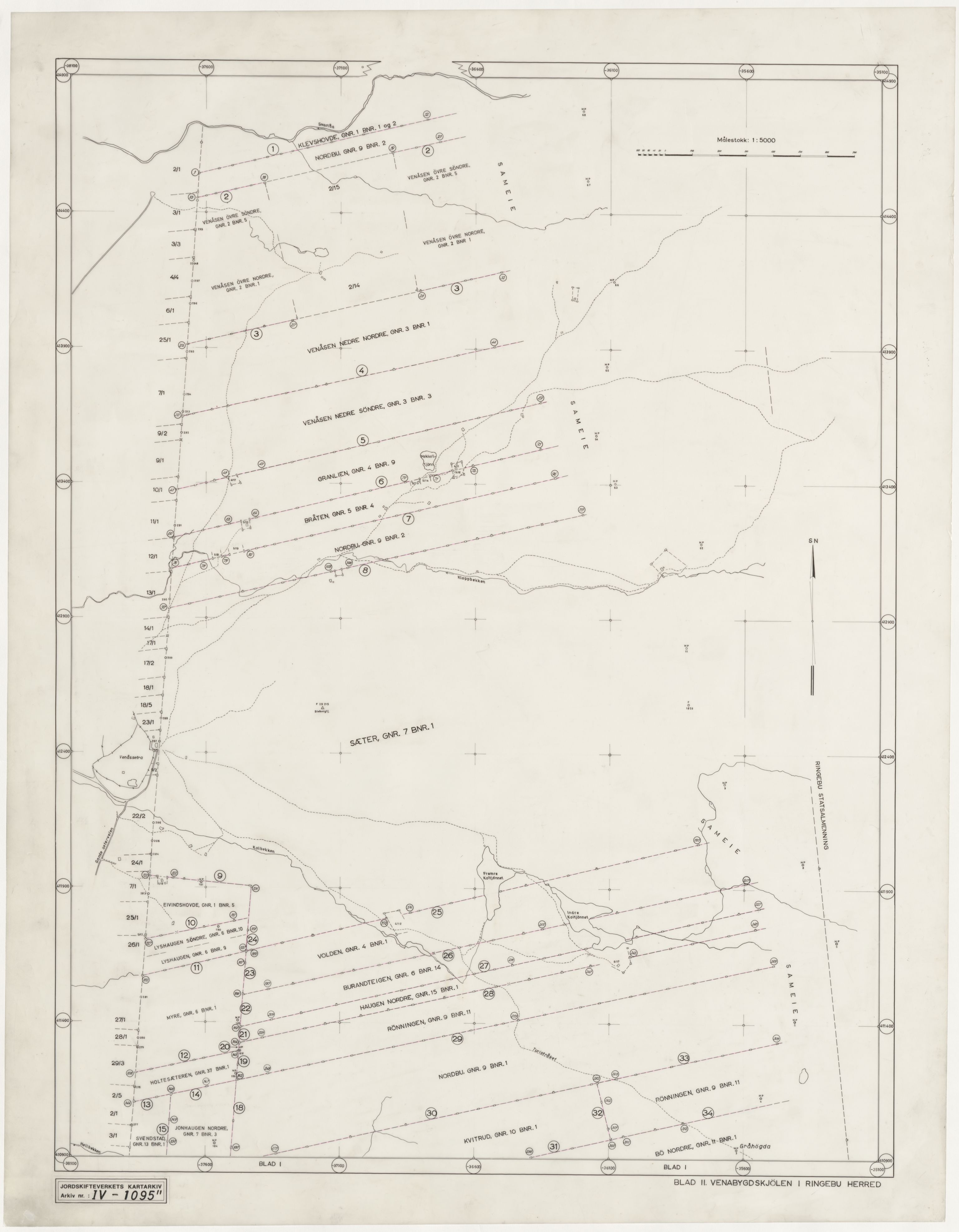 Jordskifteverkets kartarkiv, RA/S-3929/T, 1859-1988, p. 1389