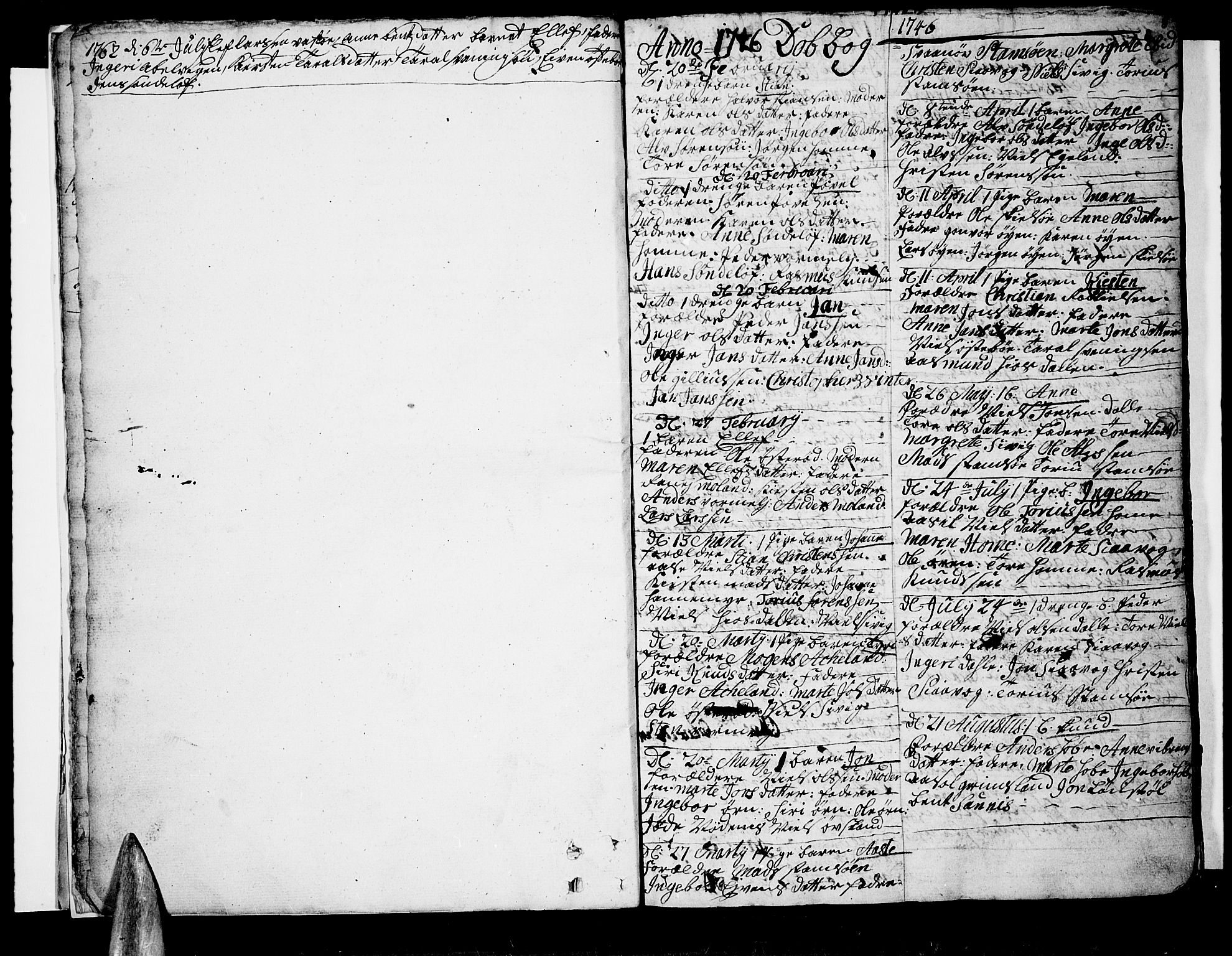 Søndeled sokneprestkontor, AV/SAK-1111-0038/F/Fb/L0001: Parish register (copy) no. B 1, 1746-1816, p. 8