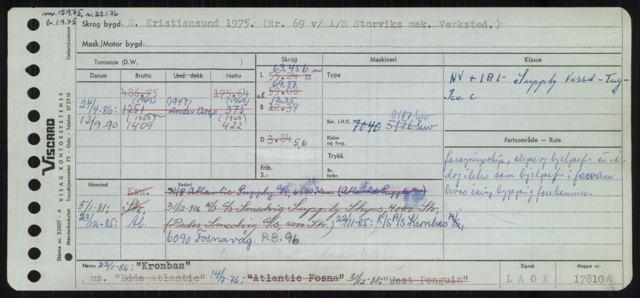 Sjøfartsdirektoratet med forløpere, Skipsmålingen, AV/RA-S-1627/H/Ha/L0003/0002: Fartøy, Hilm-Mar / Fartøy, Kom-Mar, p. 75