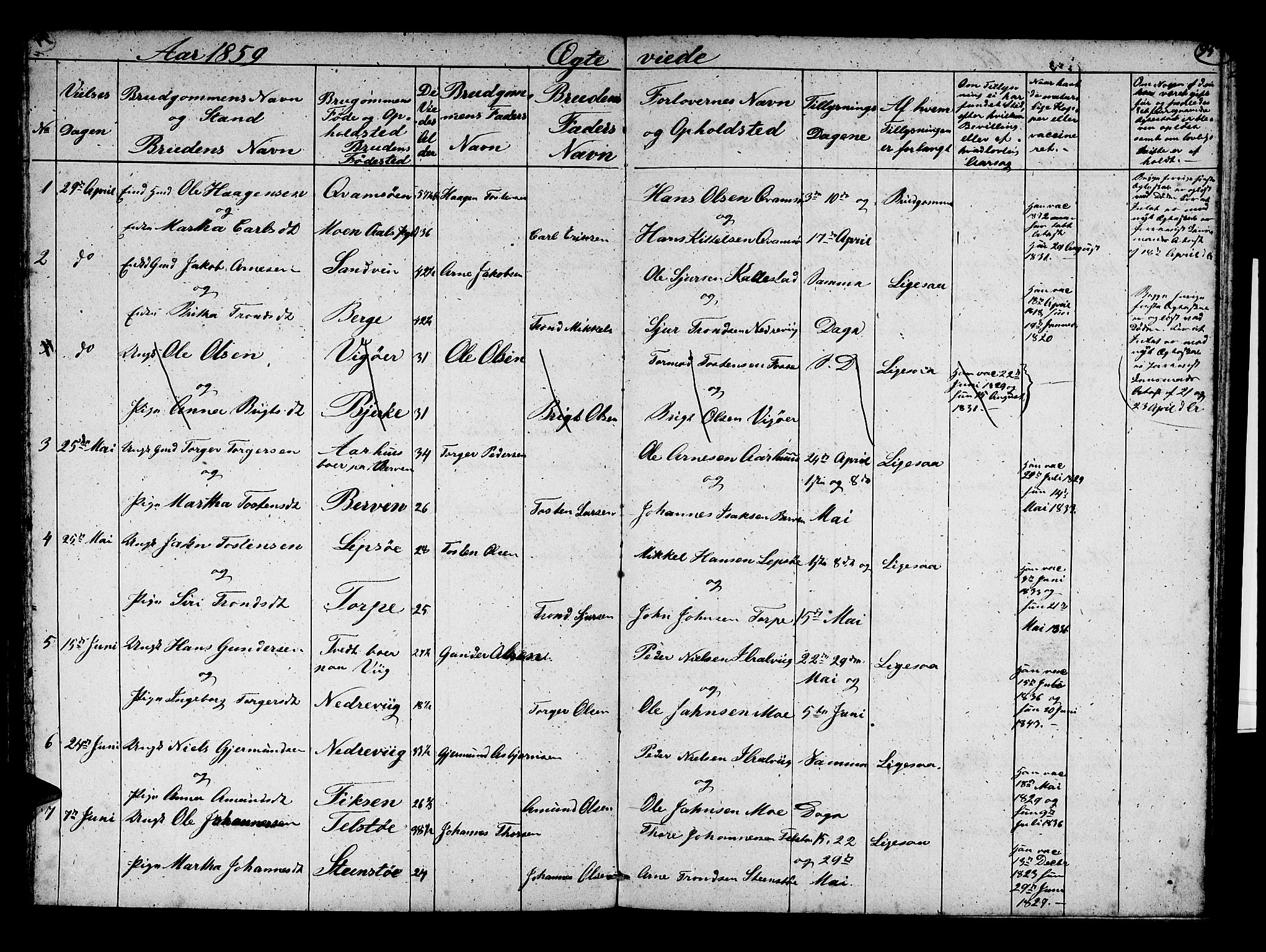 Kvam sokneprestembete, AV/SAB-A-76201/H/Hab: Parish register (copy) no. C 1, 1852-1862, p. 95