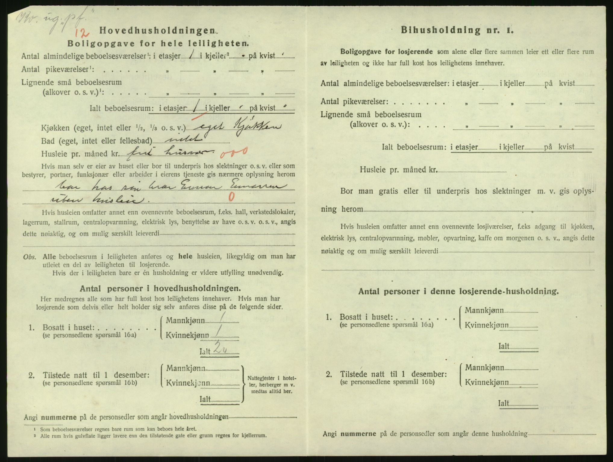 SAK, 1920 census for Risør, 1920, p. 1718