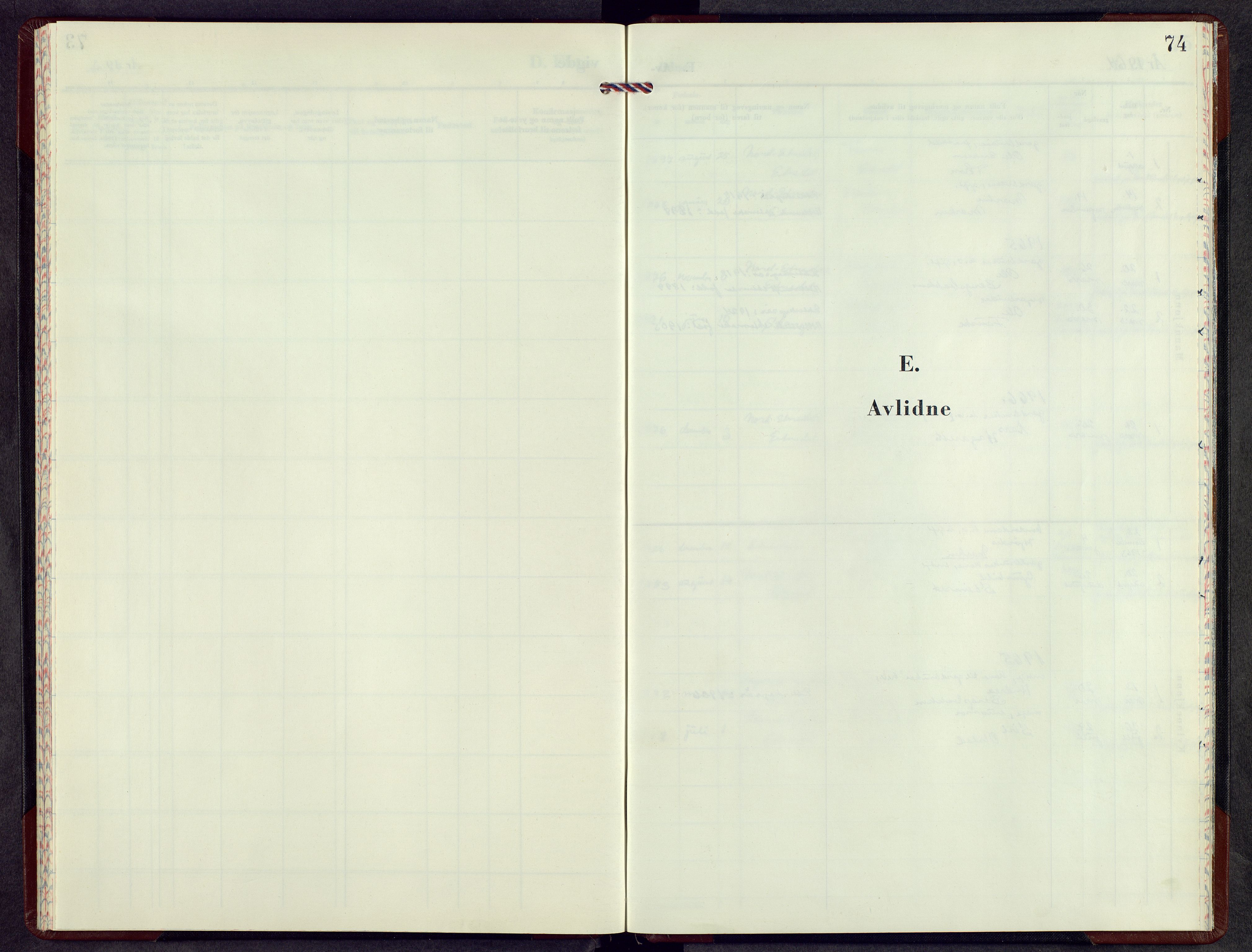 Etnedal prestekontor, AV/SAH-PREST-130/H/Ha/Hab/Habb/L0004: Parish register (copy) no. II 4, 1963-1973, p. 74