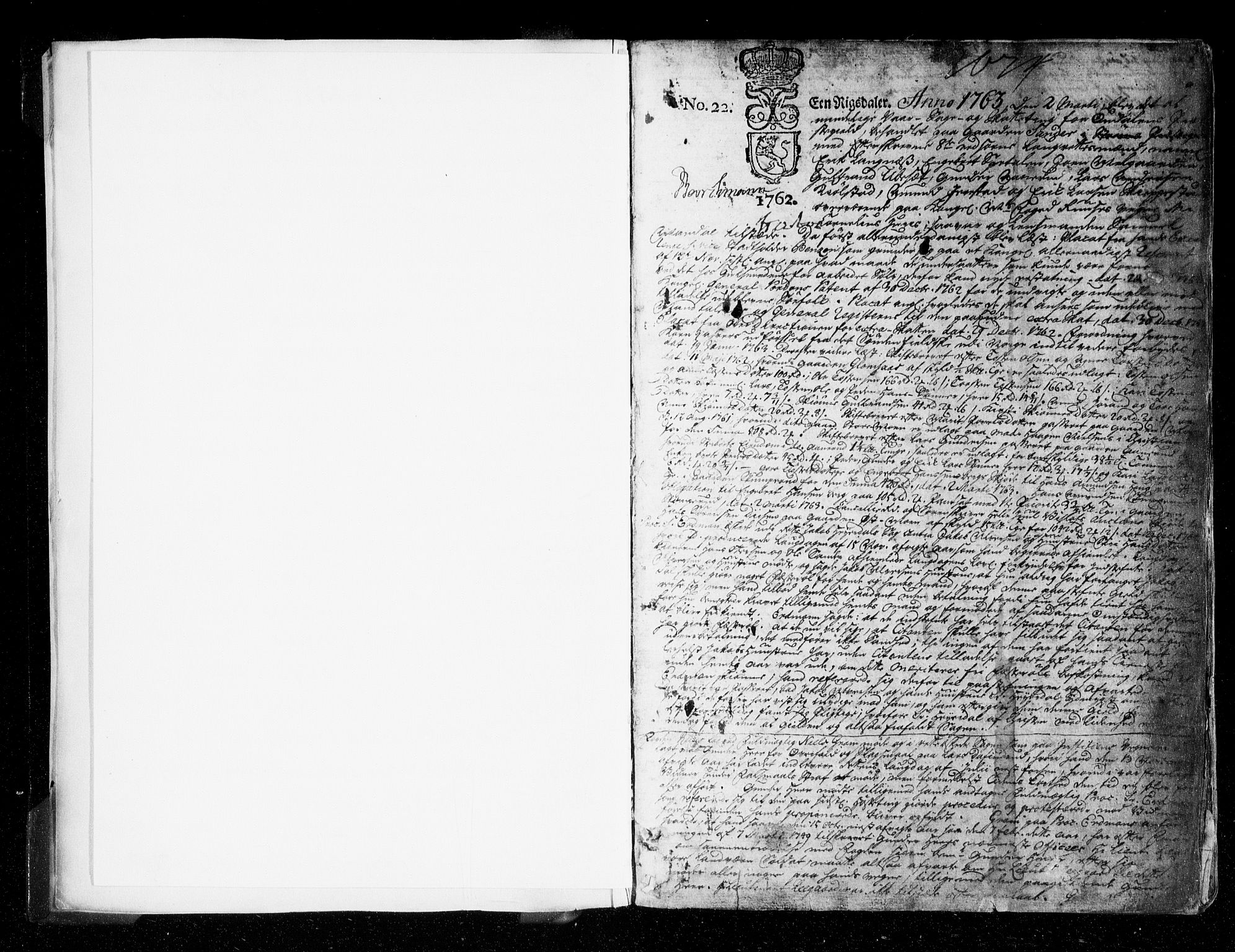 Øvre Romerike sorenskriveri, SAO/A-10649/F/Fb/L0060: Tingbok 60, 1763-1769, p. 0b-1a