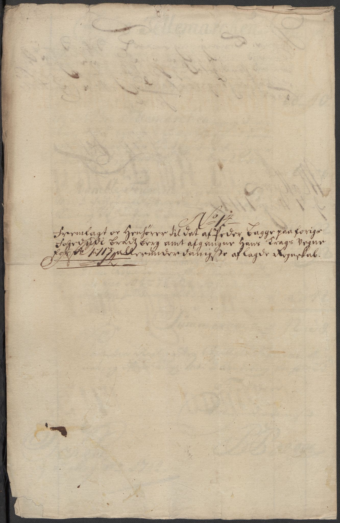 Rentekammeret inntil 1814, Reviderte regnskaper, Fogderegnskap, RA/EA-4092/R36/L2125: Fogderegnskap Øvre og Nedre Telemark og Bamble, 1713, p. 8