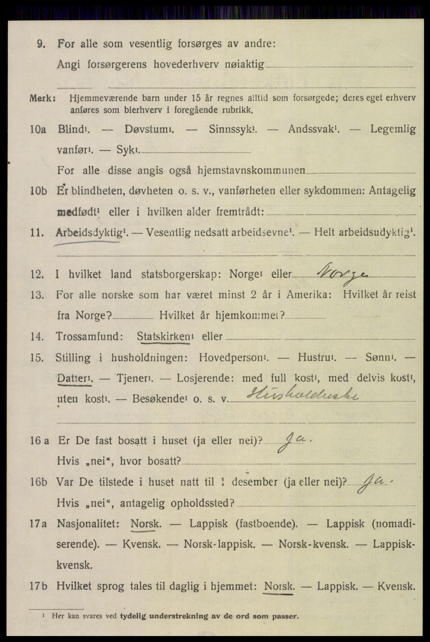 SAT, 1920 census for Hegra, 1920, p. 4037