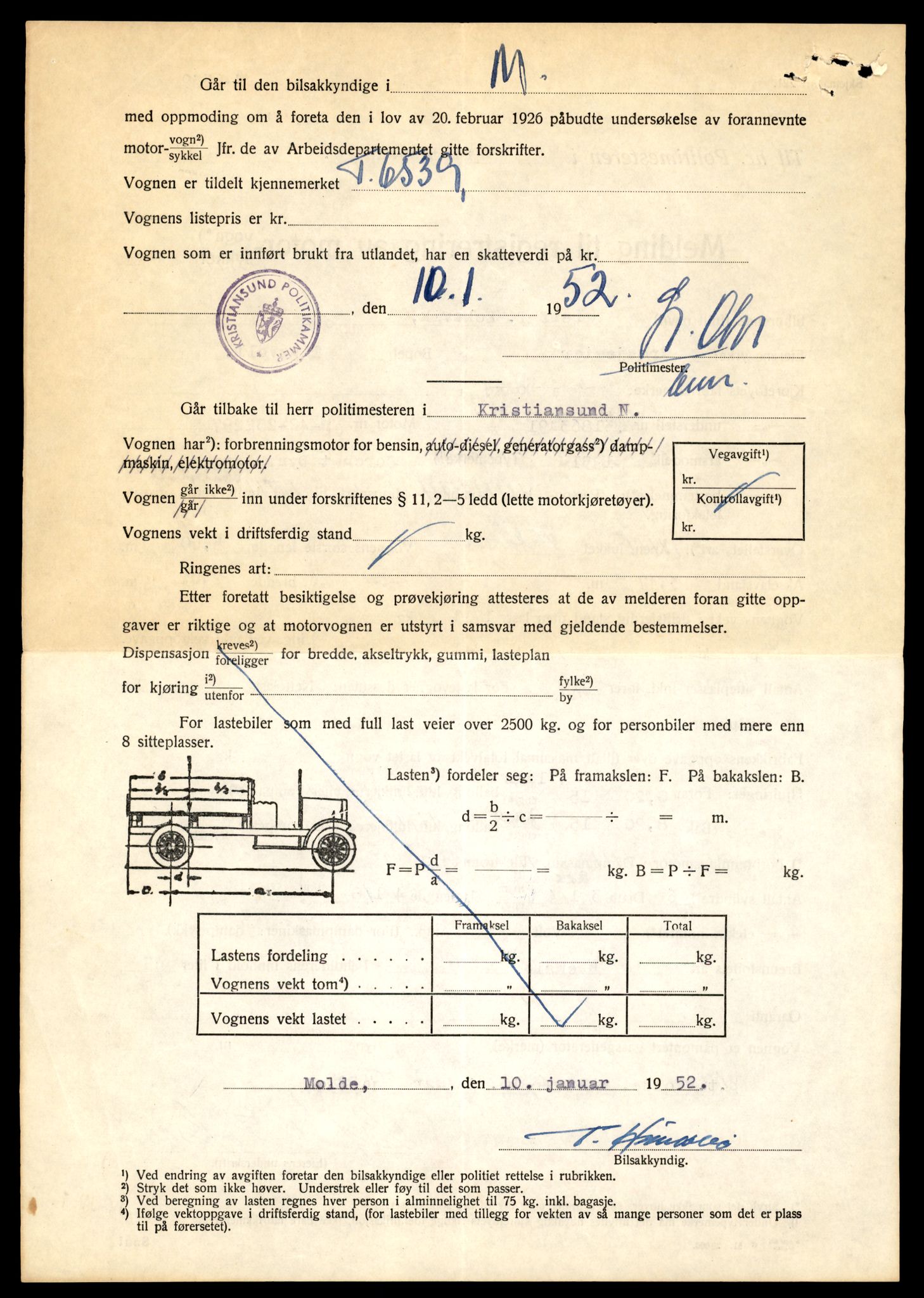 Møre og Romsdal vegkontor - Ålesund trafikkstasjon, AV/SAT-A-4099/F/Fe/L0008: Registreringskort for kjøretøy T 747 - T 894, 1927-1998, p. 2093