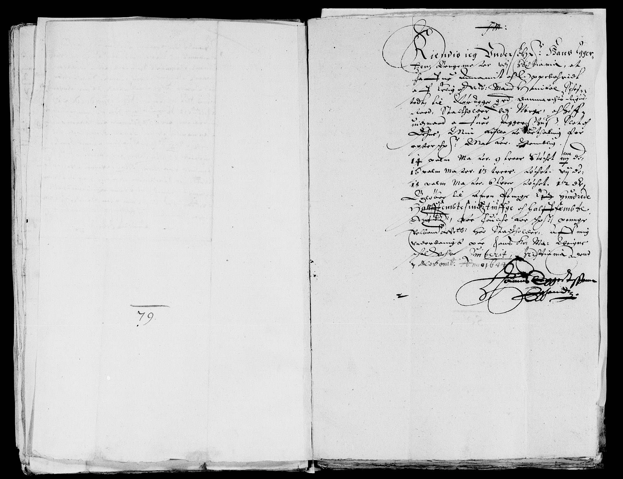 Rentekammeret inntil 1814, Reviderte regnskaper, Lensregnskaper, AV/RA-EA-5023/R/Rb/Rba/L0181: Akershus len, 1644-1645
