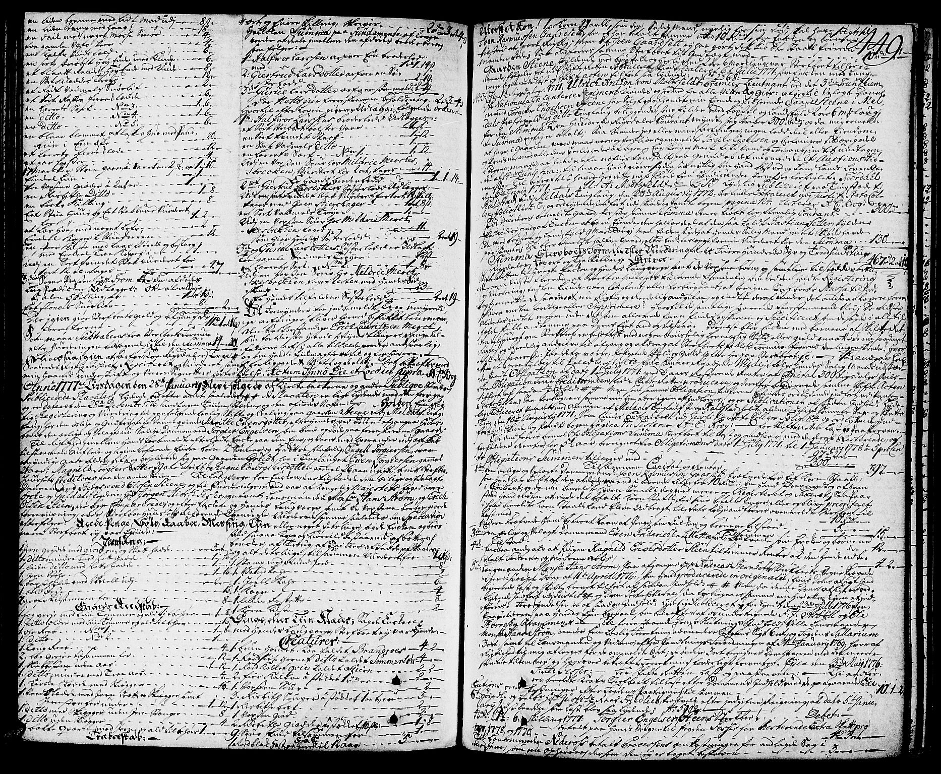 Orkdal sorenskriveri, SAT/A-4169/1/3/3Aa/L0007: Skifteprotokoller, 1767-1782, p. 448b-449a