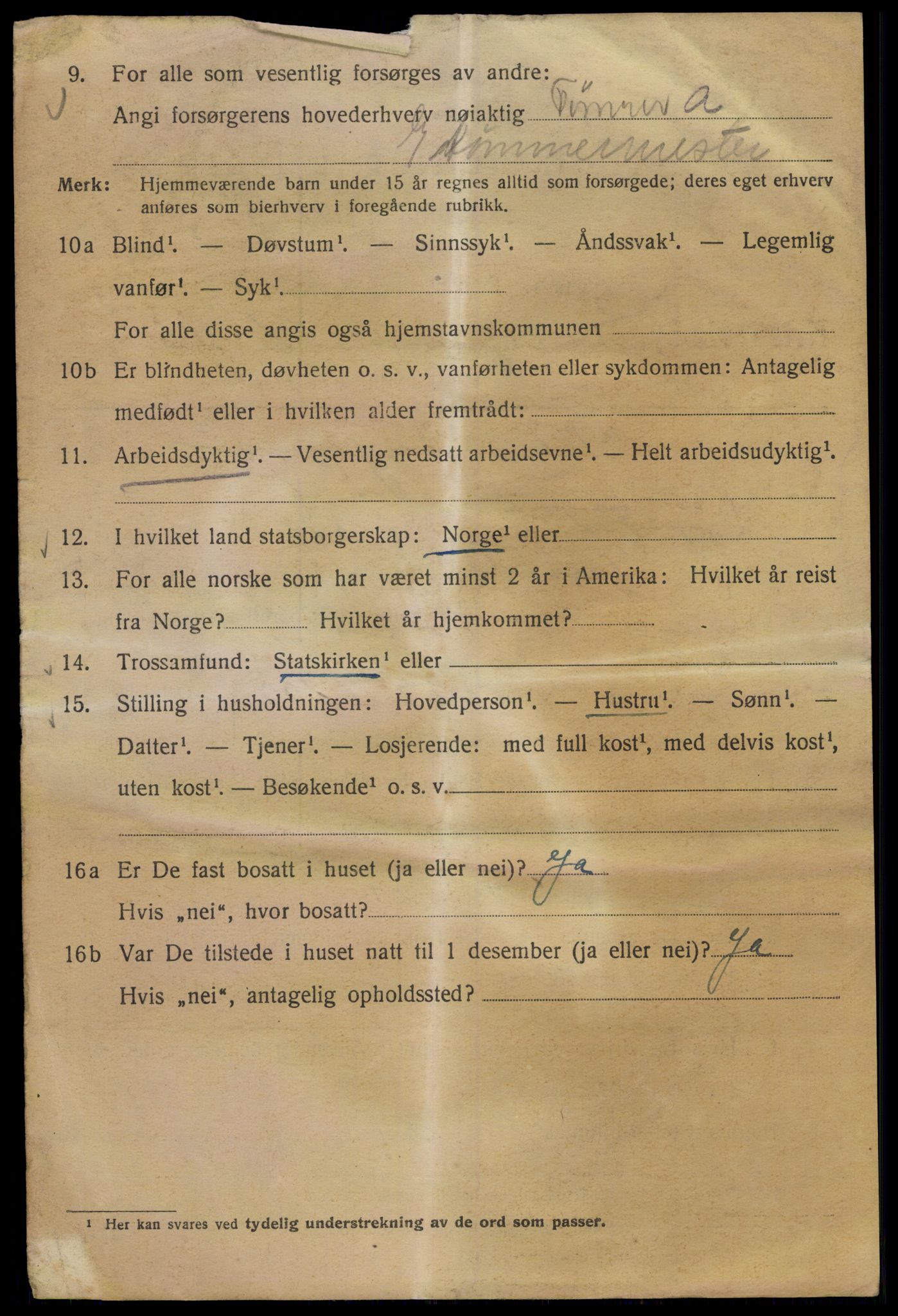 SAO, 1920 census for Kristiania, 1920, p. 603296