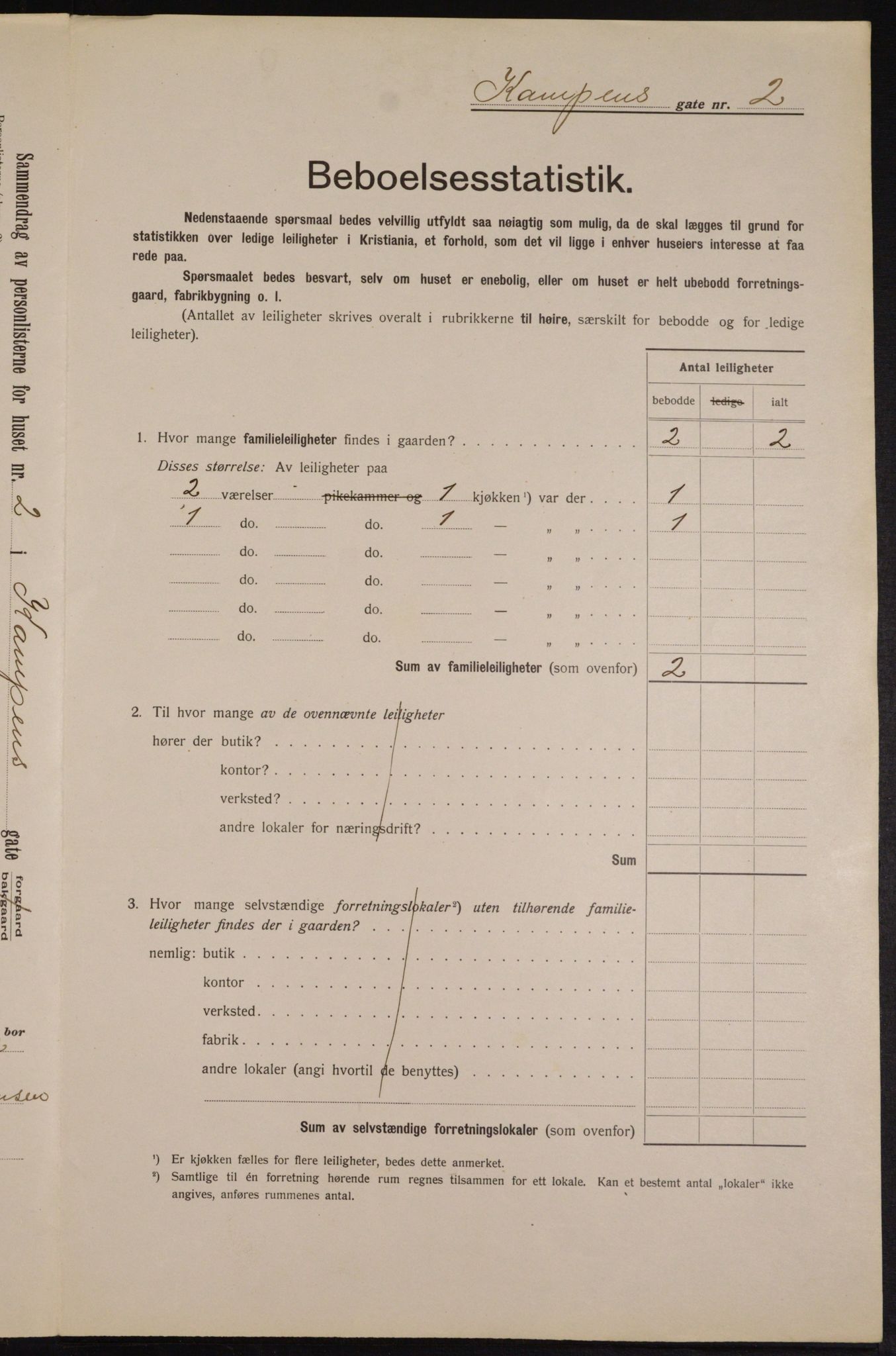 OBA, Municipal Census 1913 for Kristiania, 1913, p. 47503