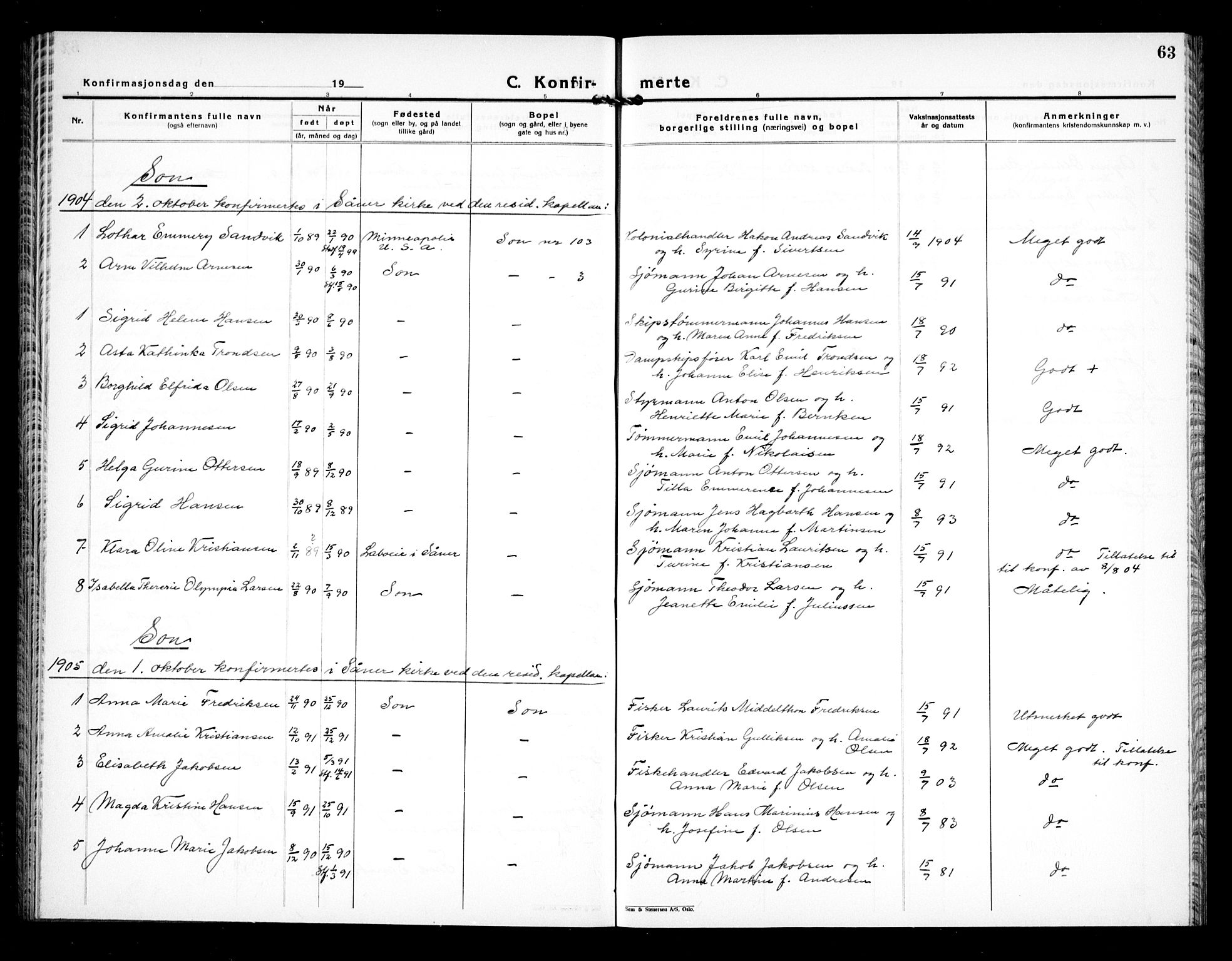 Vestby prestekontor Kirkebøker, AV/SAO-A-10893/G/Gb/L0001: Parish register (copy) no. II 1, 1878-1905, p. 63