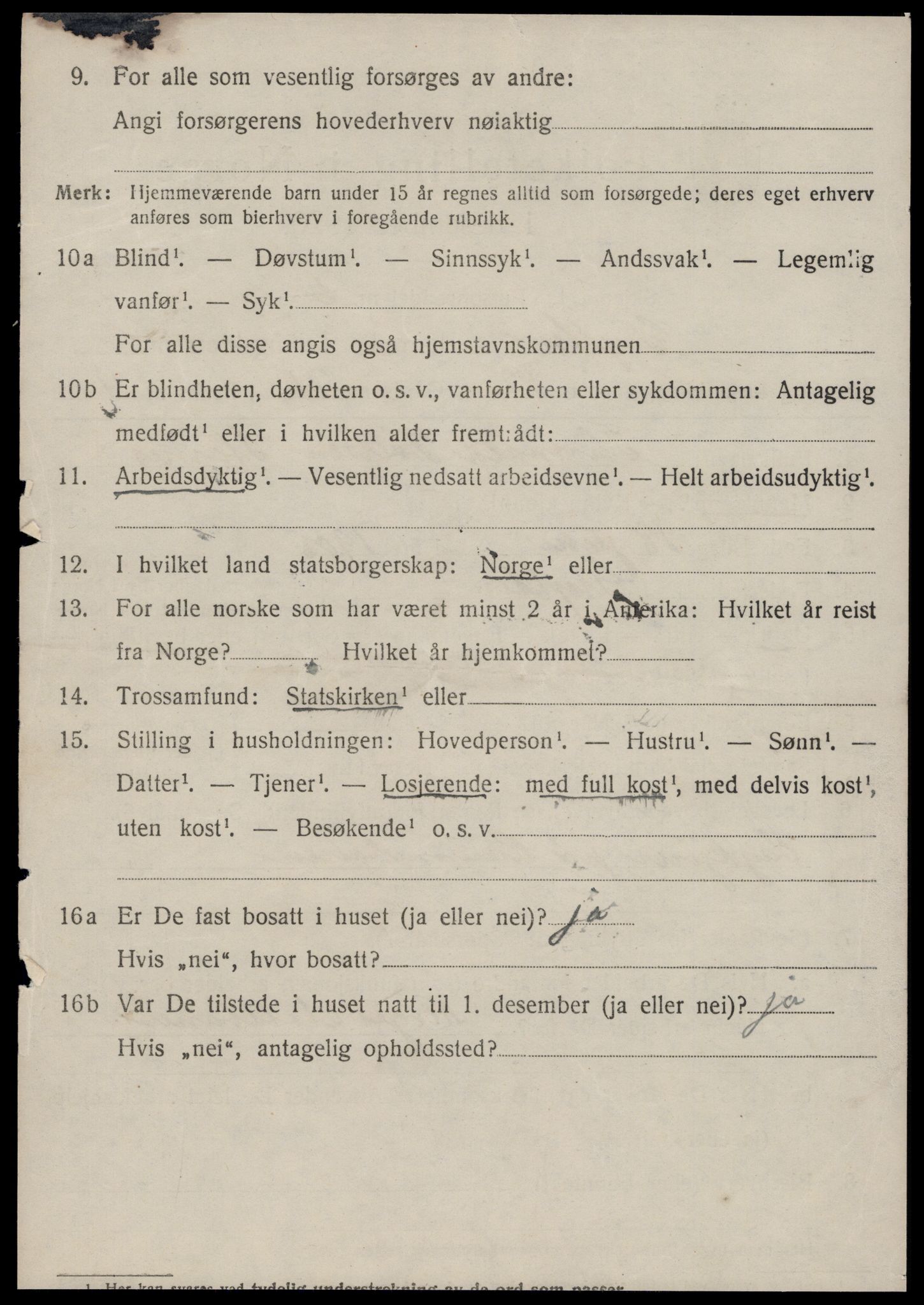 SAT, 1920 census for Grytten, 1920, p. 4823