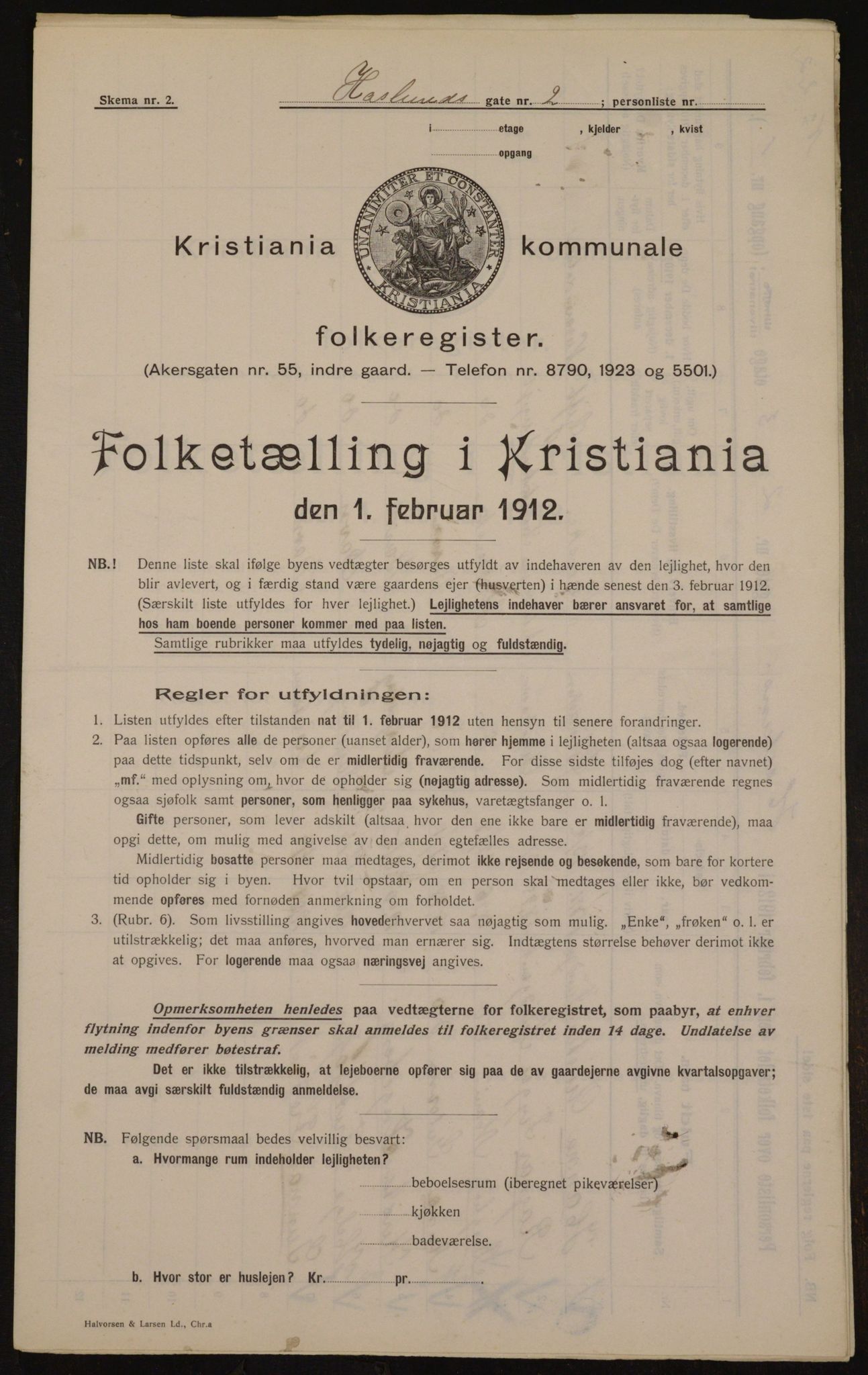 OBA, Municipal Census 1912 for Kristiania, 1912, p. 35271