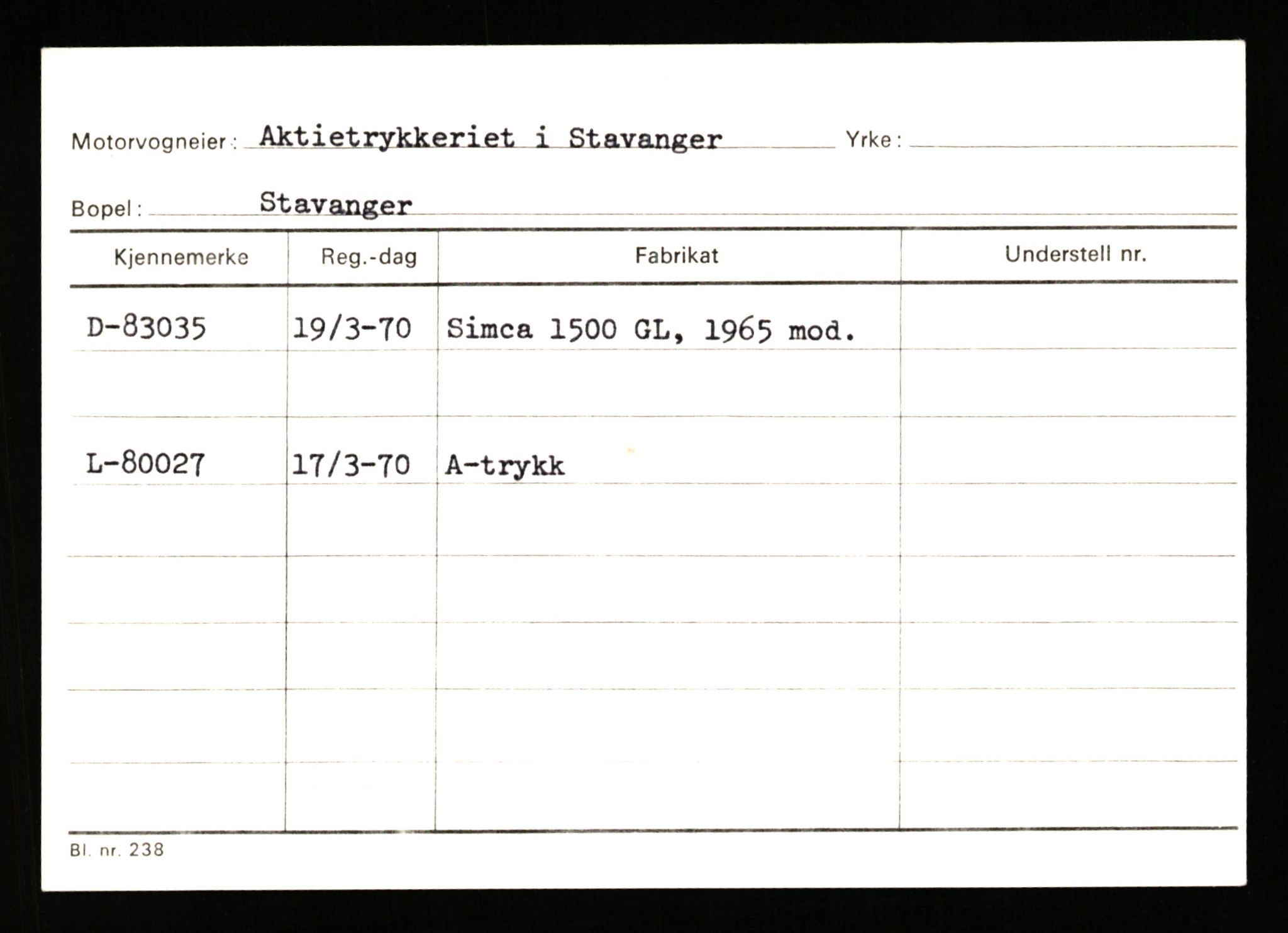 Stavanger trafikkstasjon, AV/SAST-A-101942/0/G/L0008: Registreringsnummer: 67519 - 84533, 1930-1971, p. 2910