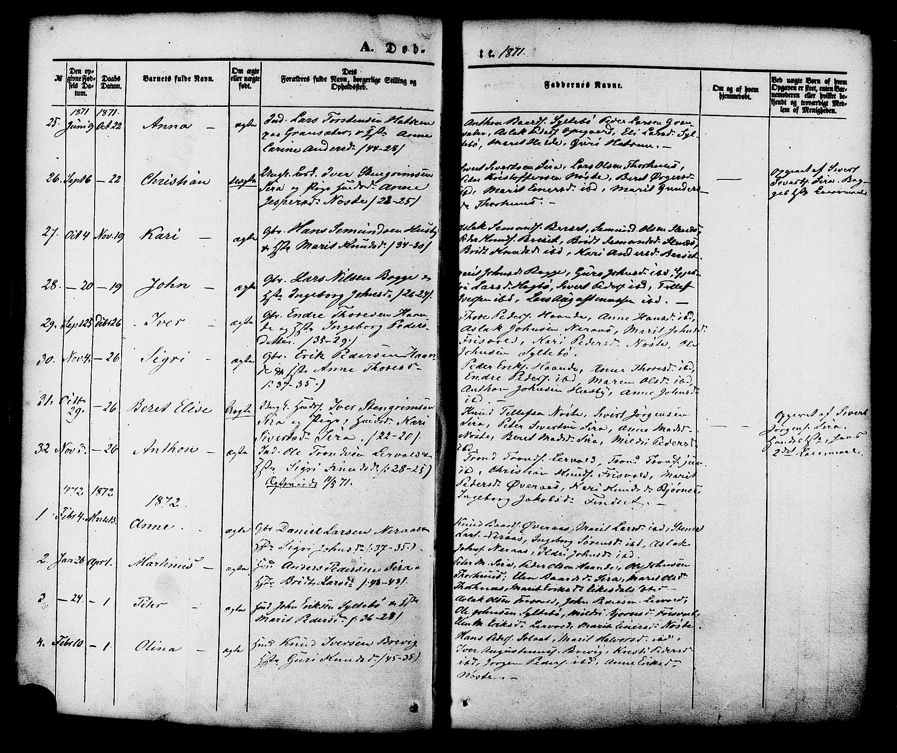 Ministerialprotokoller, klokkerbøker og fødselsregistre - Møre og Romsdal, SAT/A-1454/552/L0637: Parish register (official) no. 552A01, 1845-1879, p. 66