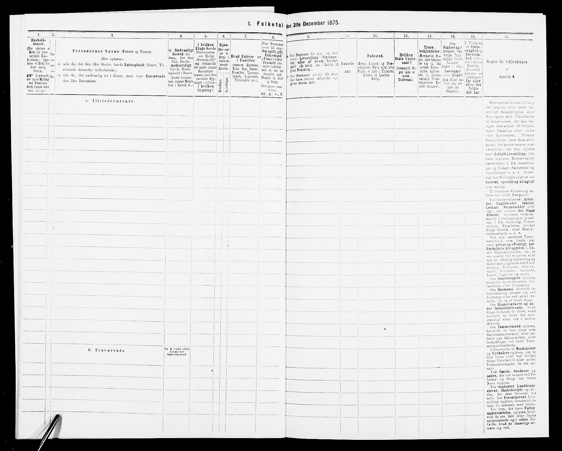 SAK, 1875 census for 1028P Nord-Audnedal, 1875, p. 40