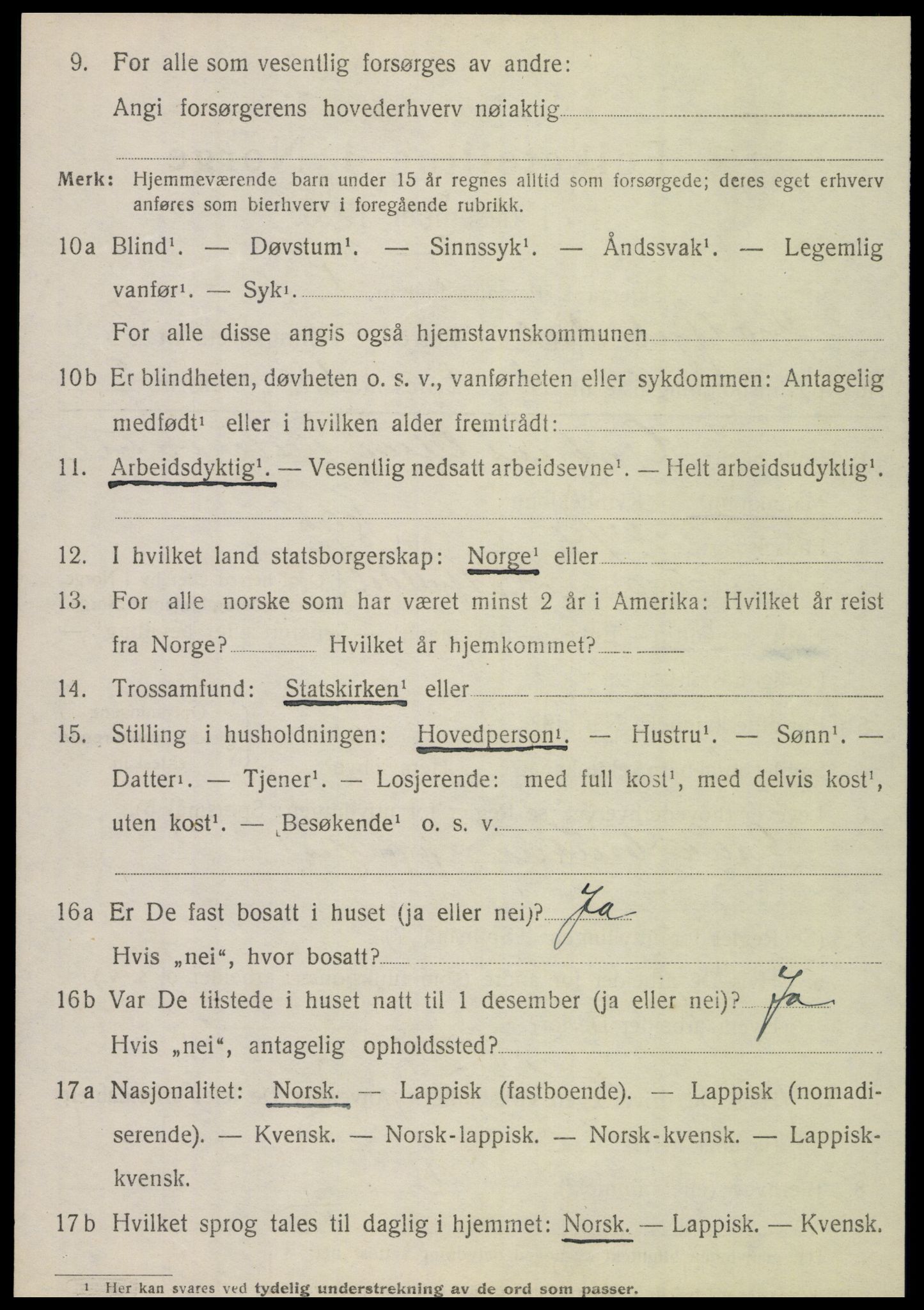 SAT, 1920 census for Hattfjelldal, 1920, p. 787